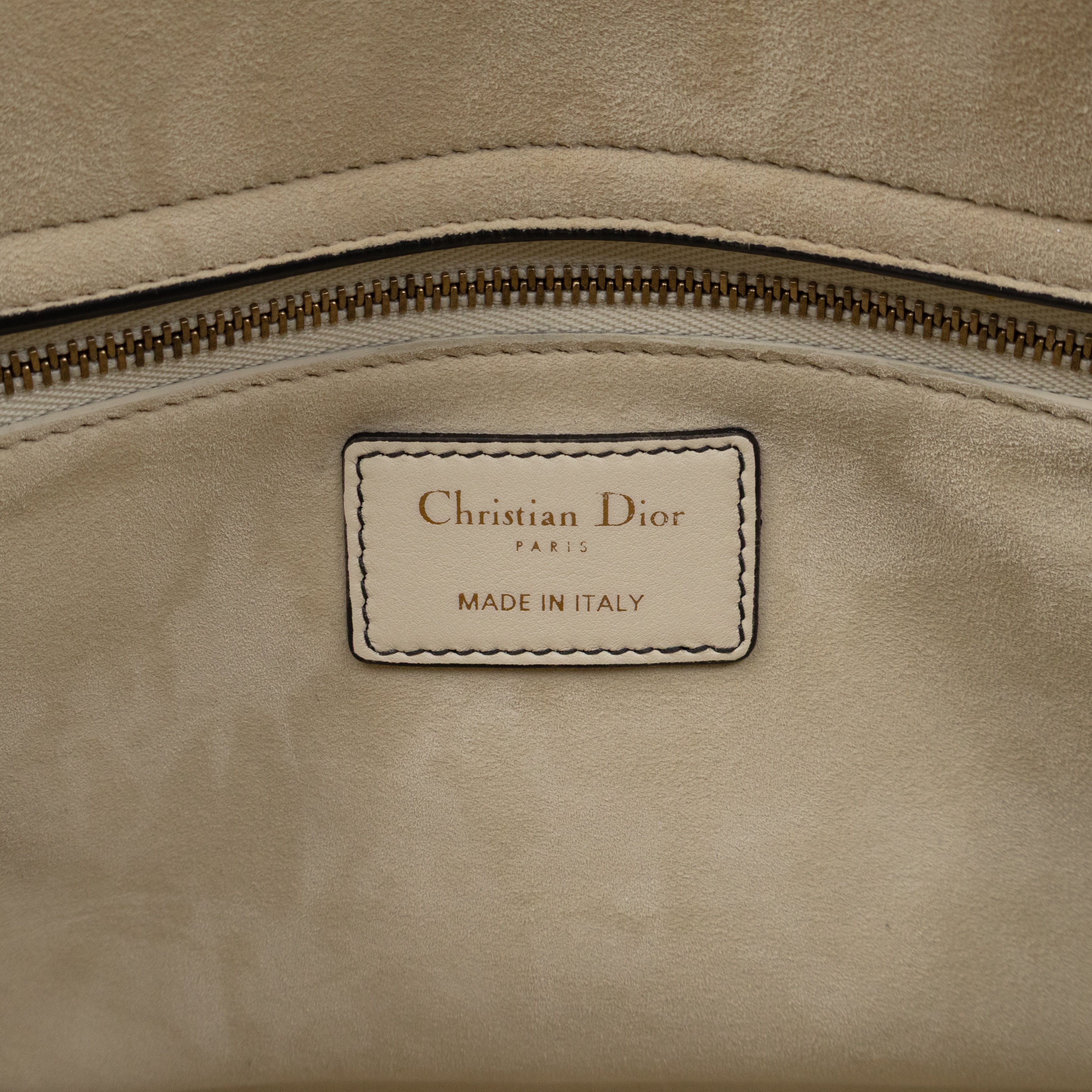 Lady Dior Medium Niki de Saint Phalle Off White Leather