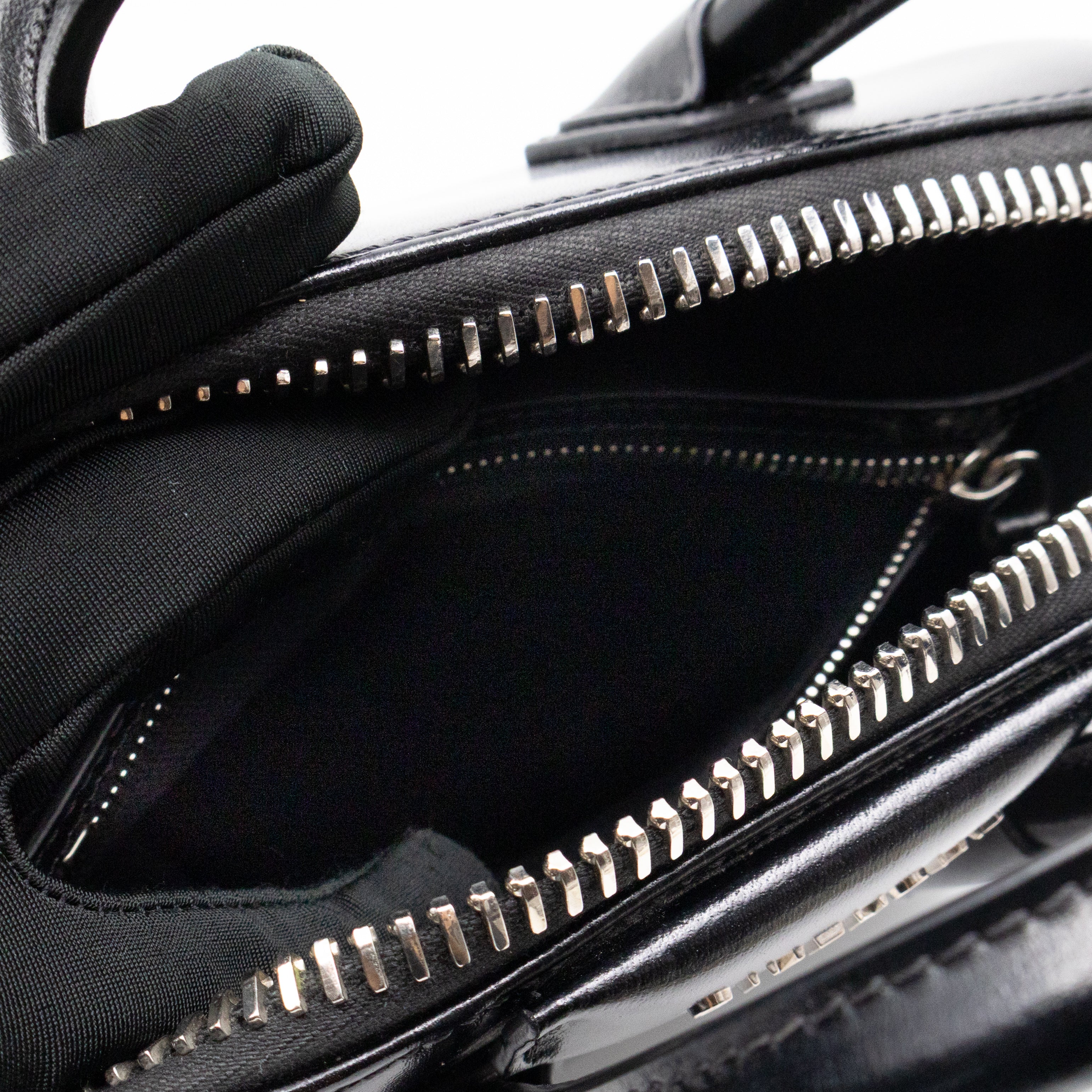 Antigona Mini Black Leather