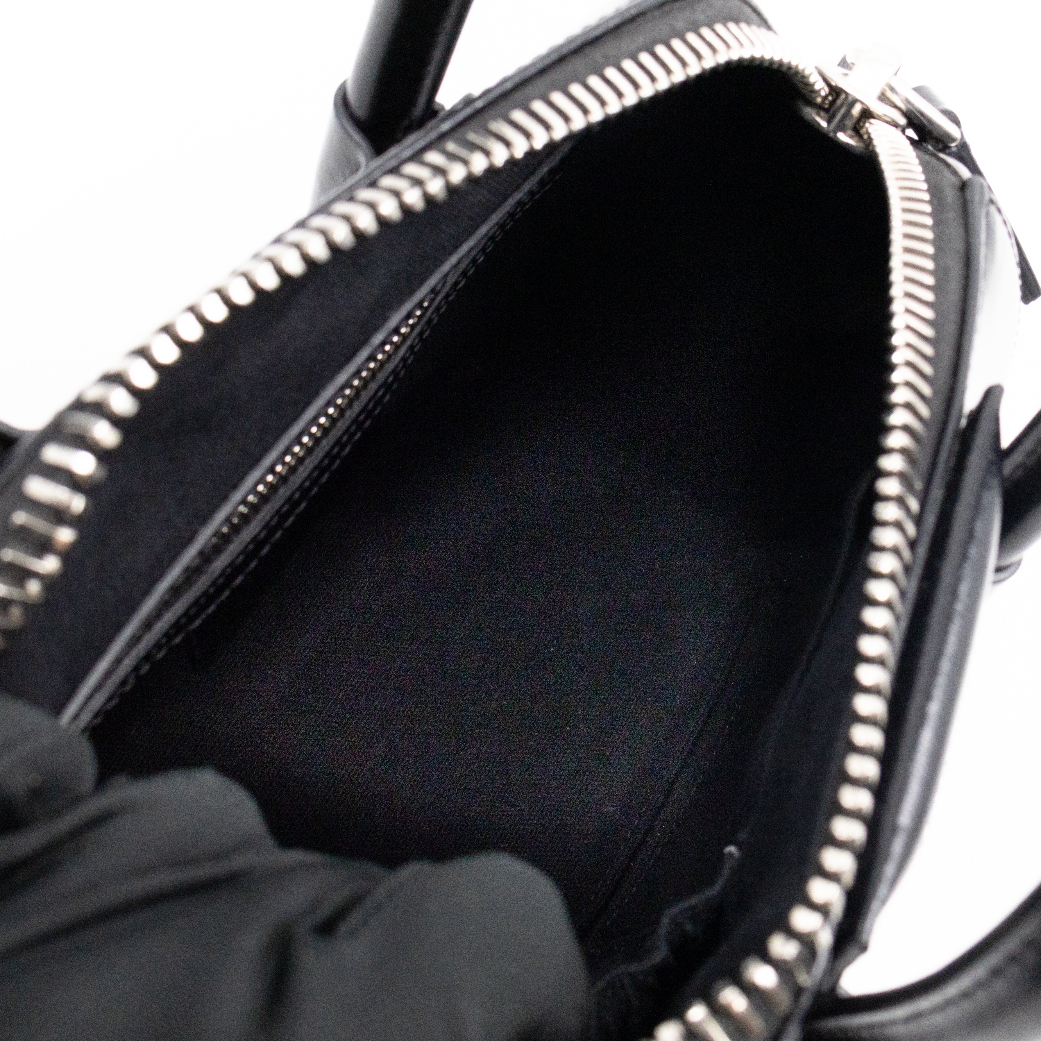 Antigona Mini Black Leather