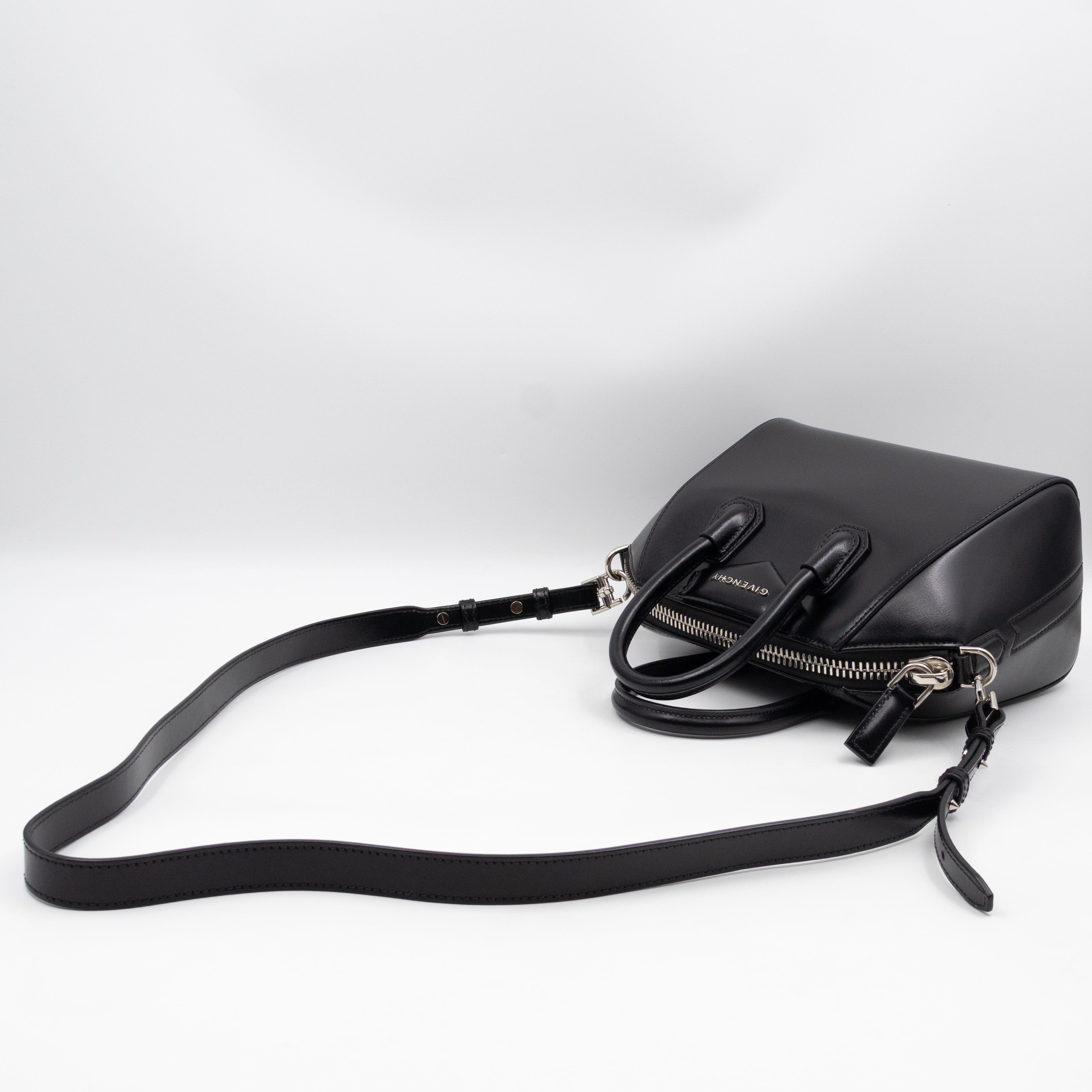 Antigona Mini Black Leather