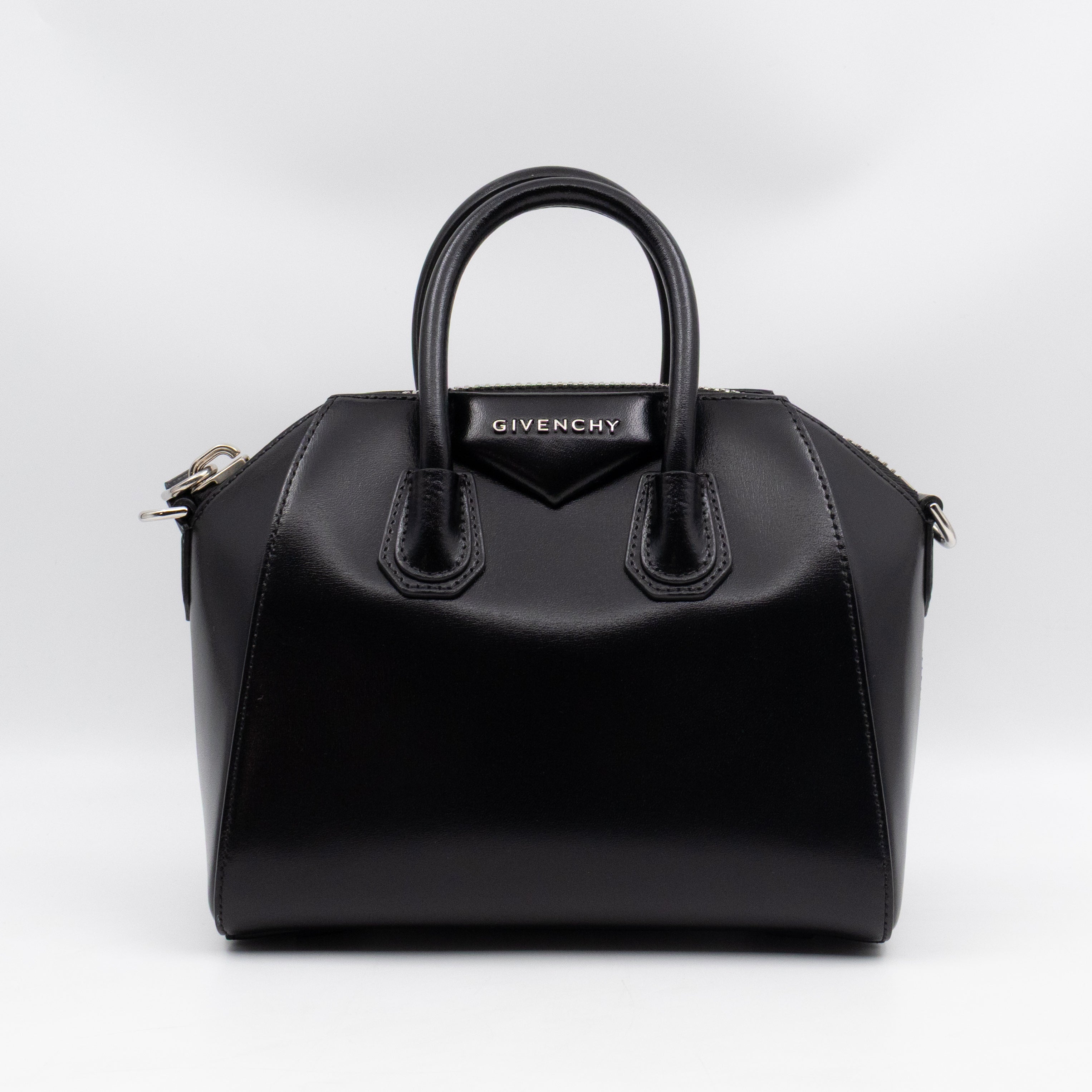 Antigona Mini Black Leather