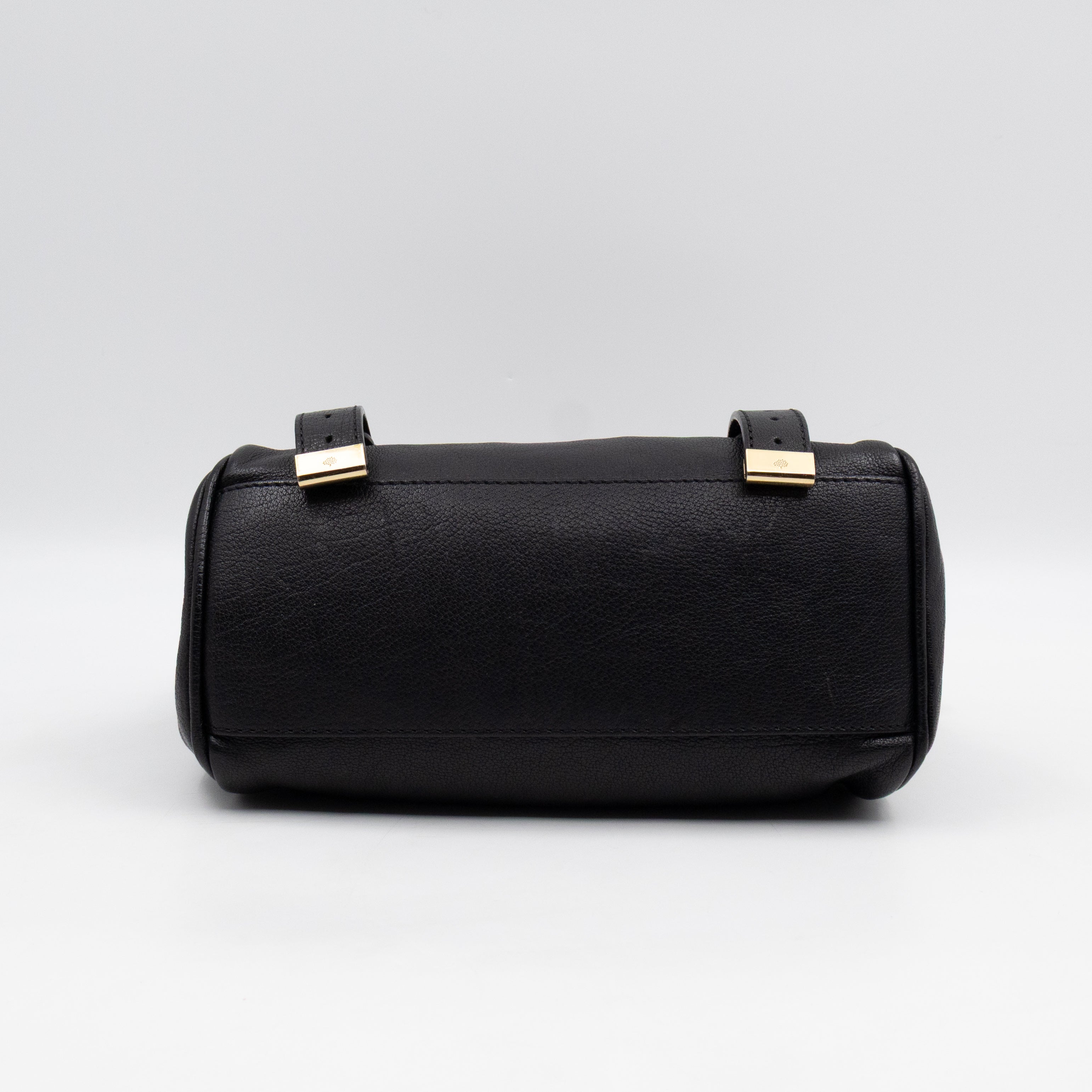 Mini Alexa Black Goatskin Leather