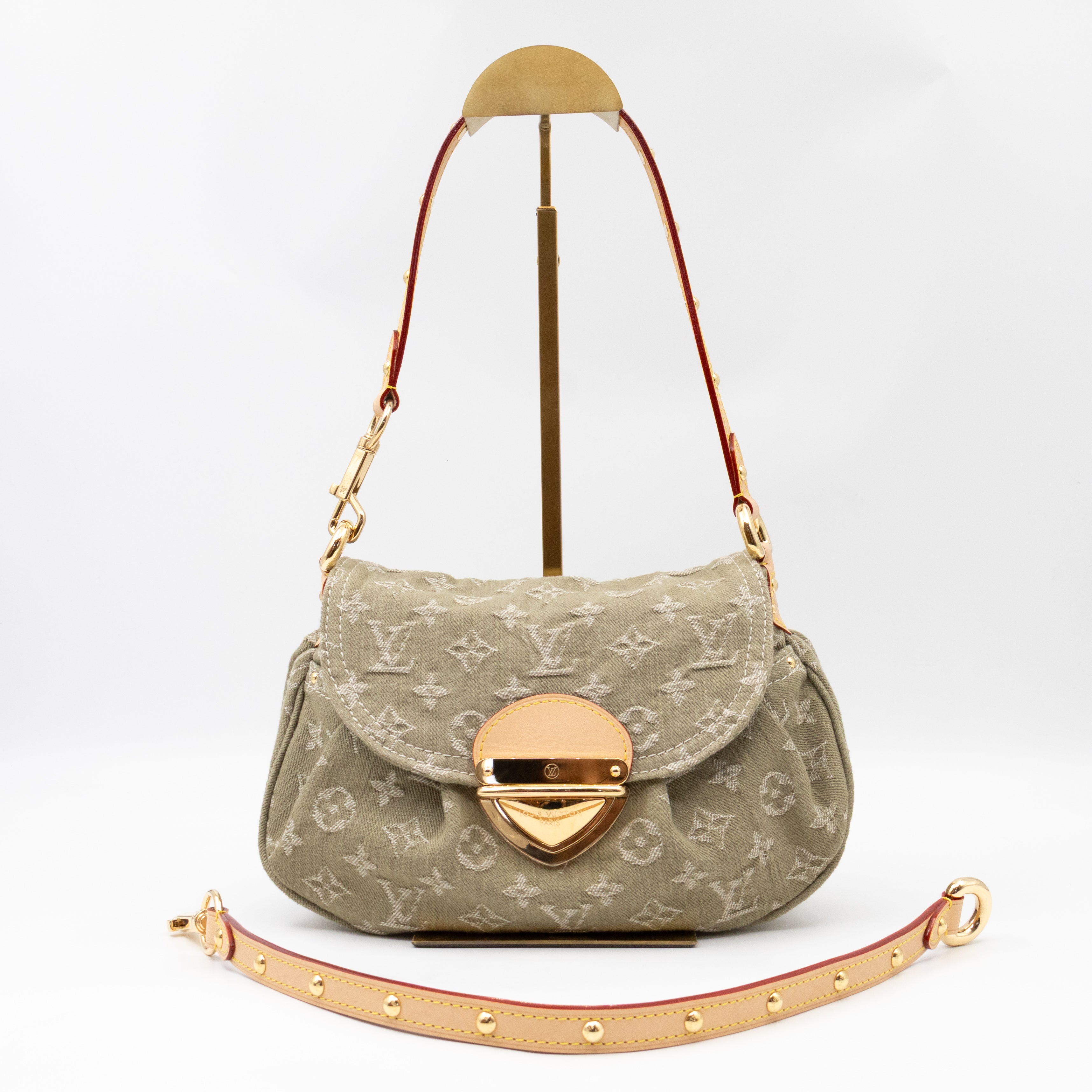 Sunset Khaki Denim Monogram