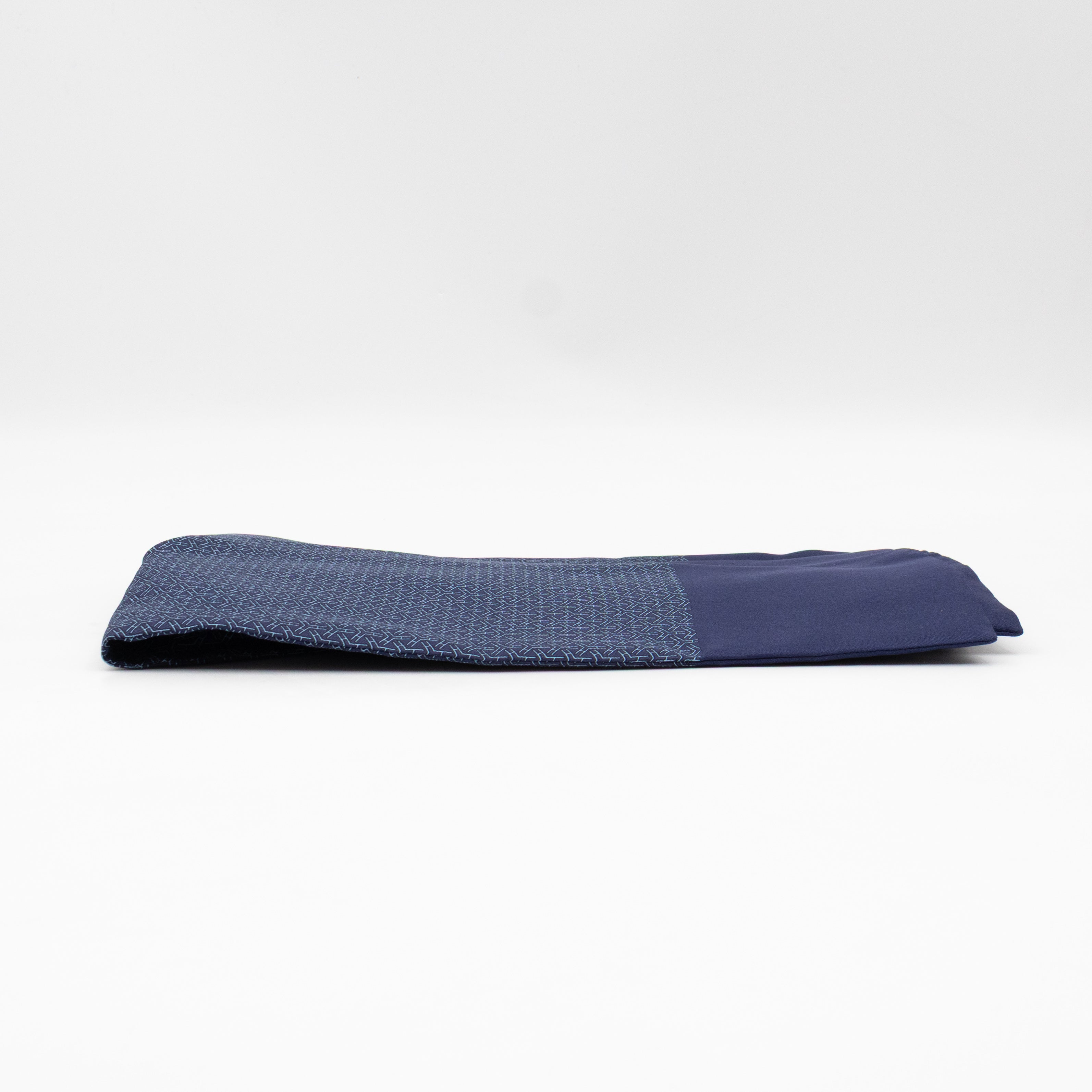 Ascot Silk Scarf Navy