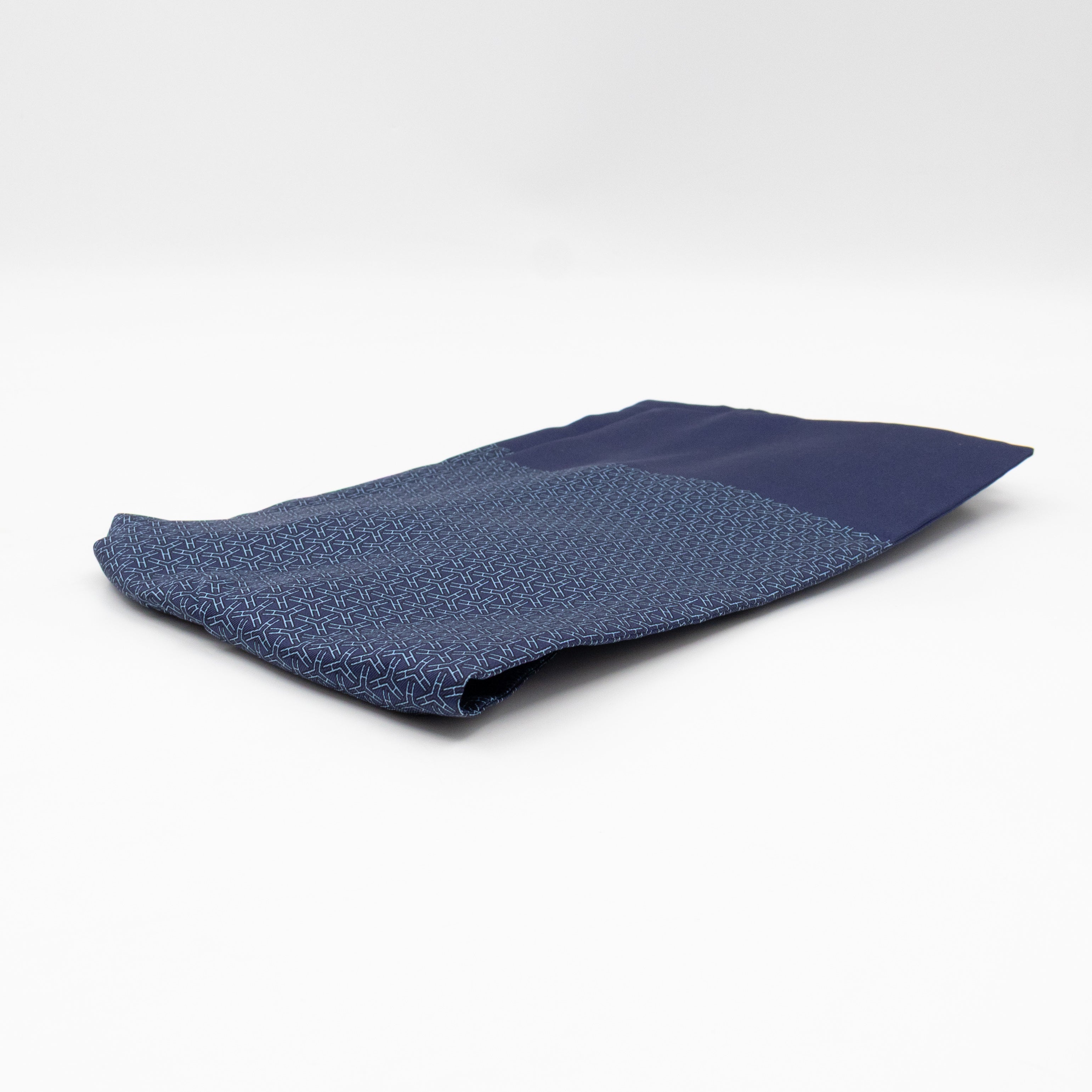 Ascot Silk Scarf Navy