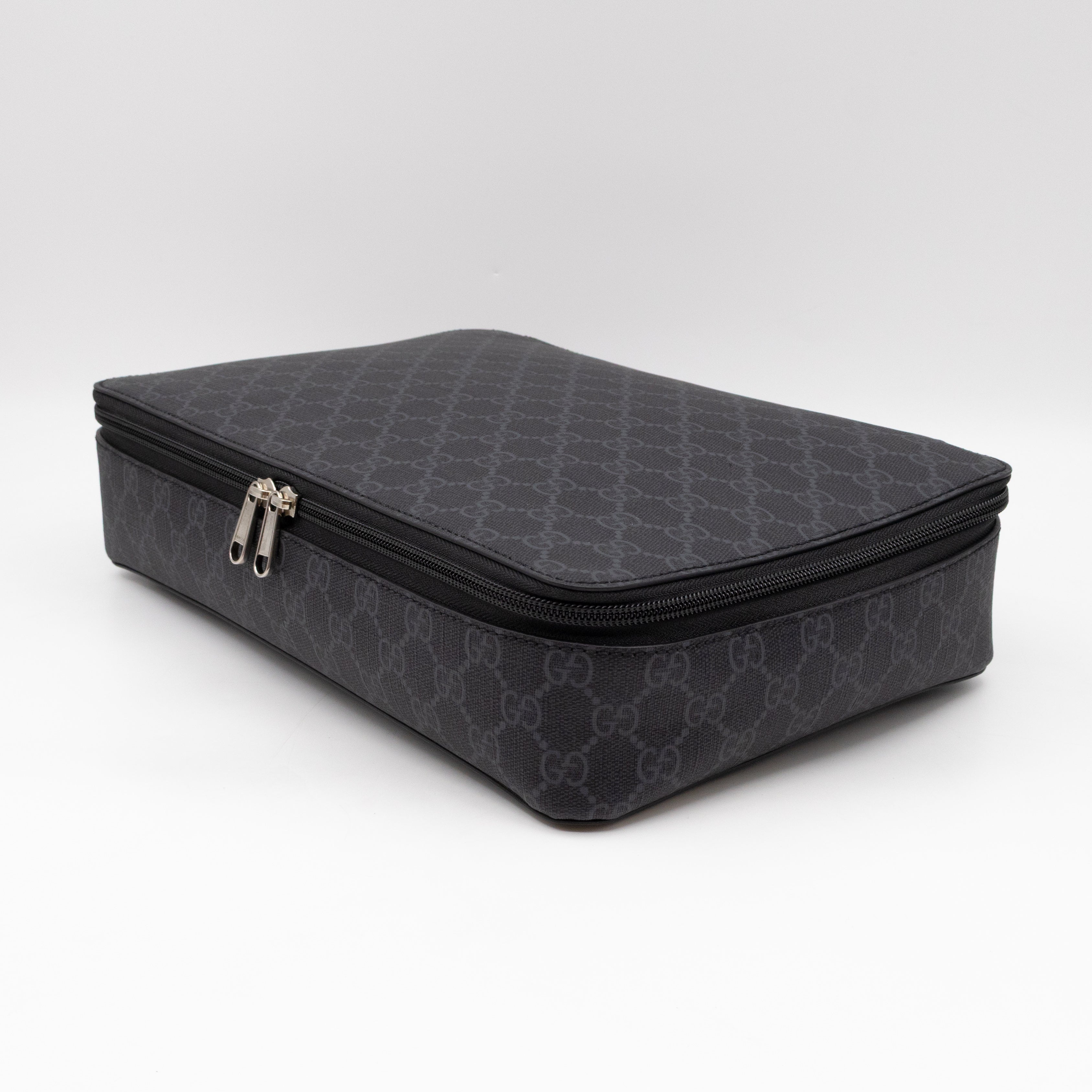 Large Packing Cube Black GG Supreme