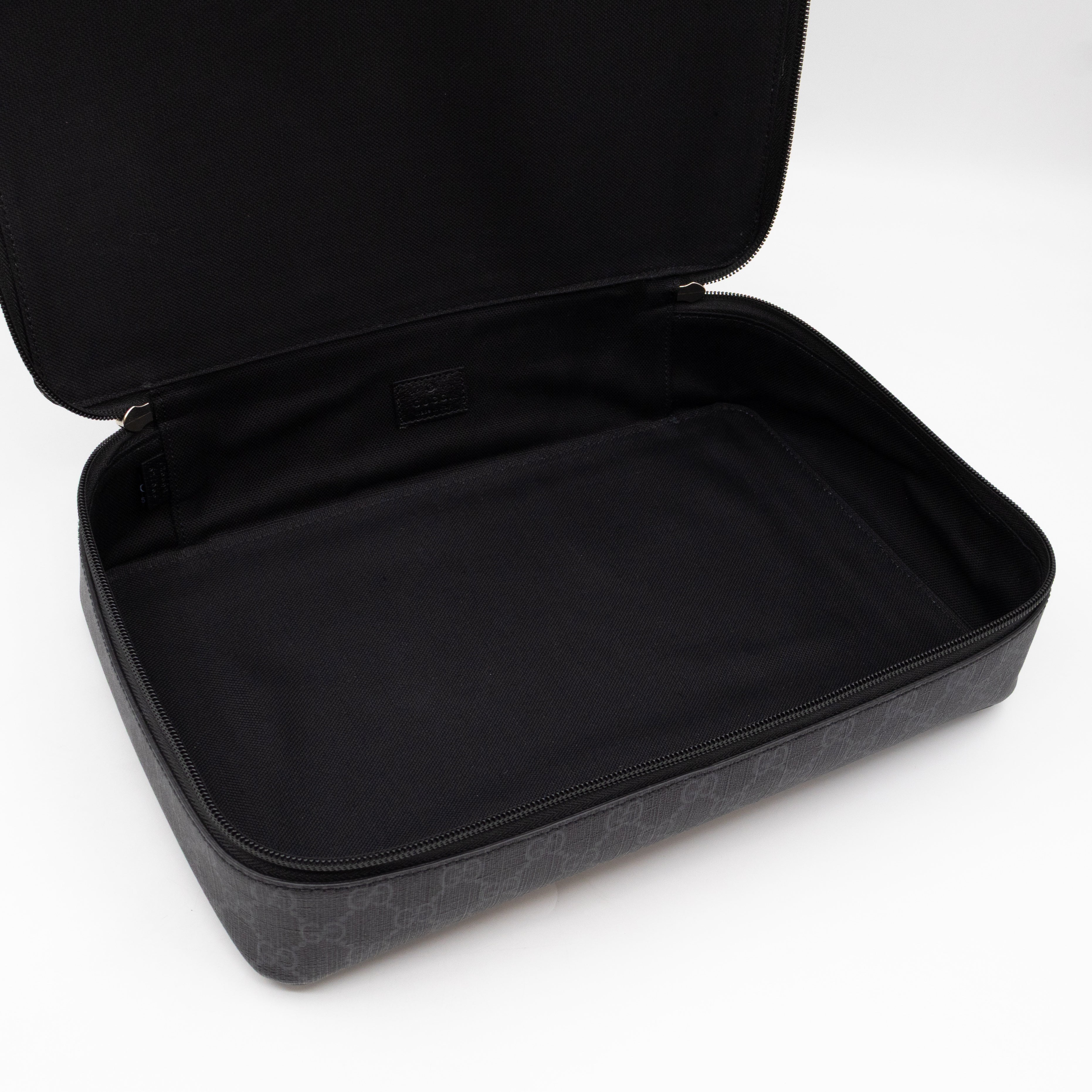 Large Packing Cube Black GG Supreme