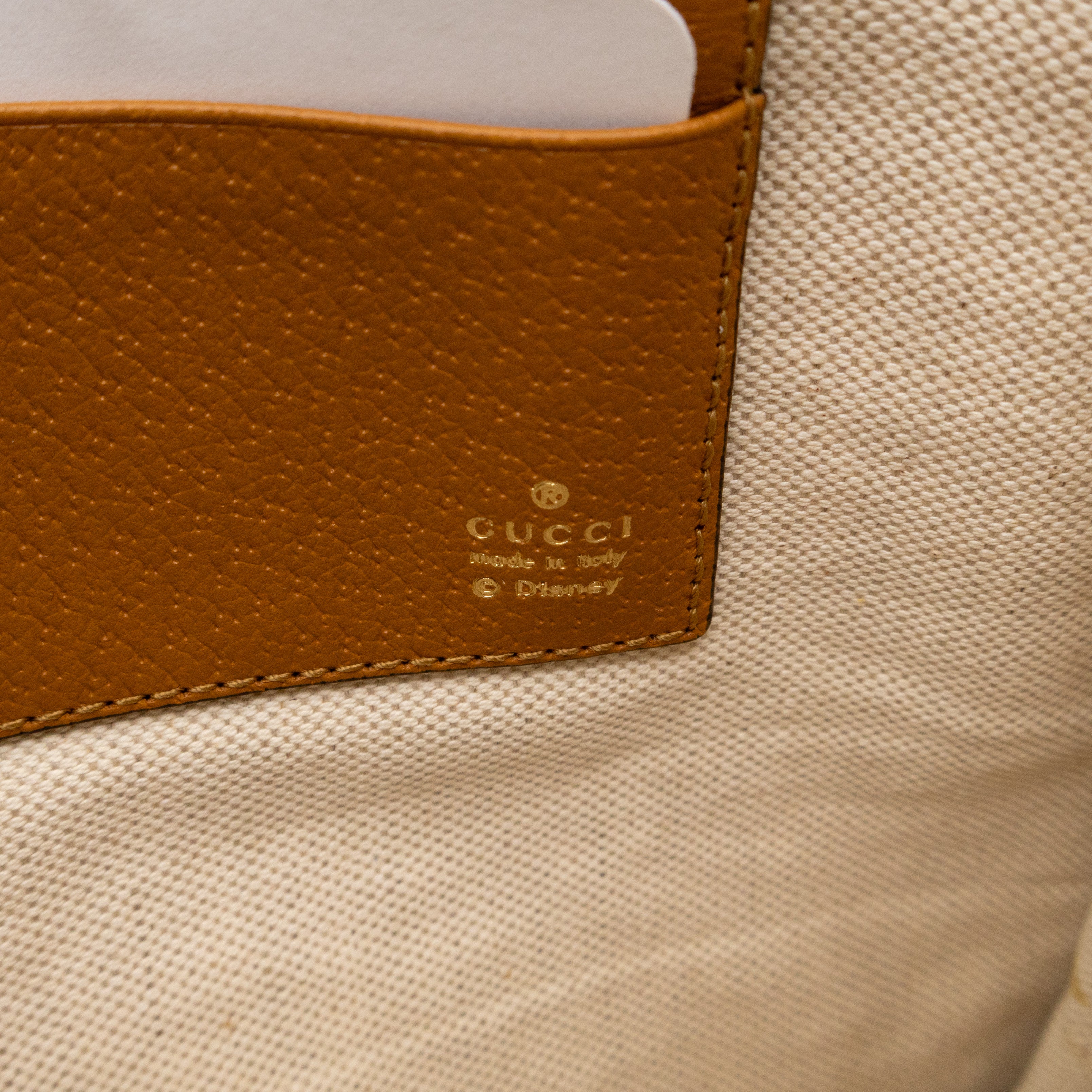 Gucci x Disney Clutch Brown GG Supreme Mickey Mouse