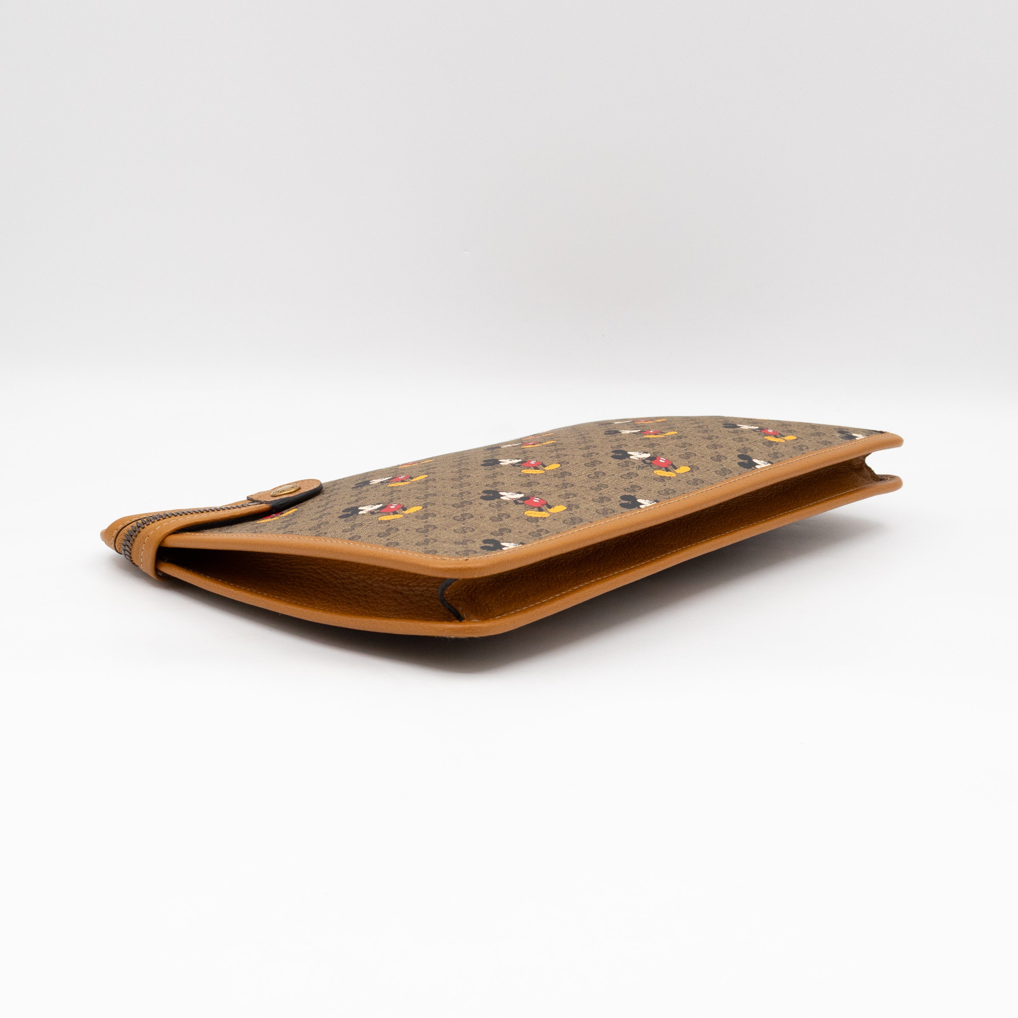 Gucci x Disney Clutch Brown GG Supreme Mickey Mouse