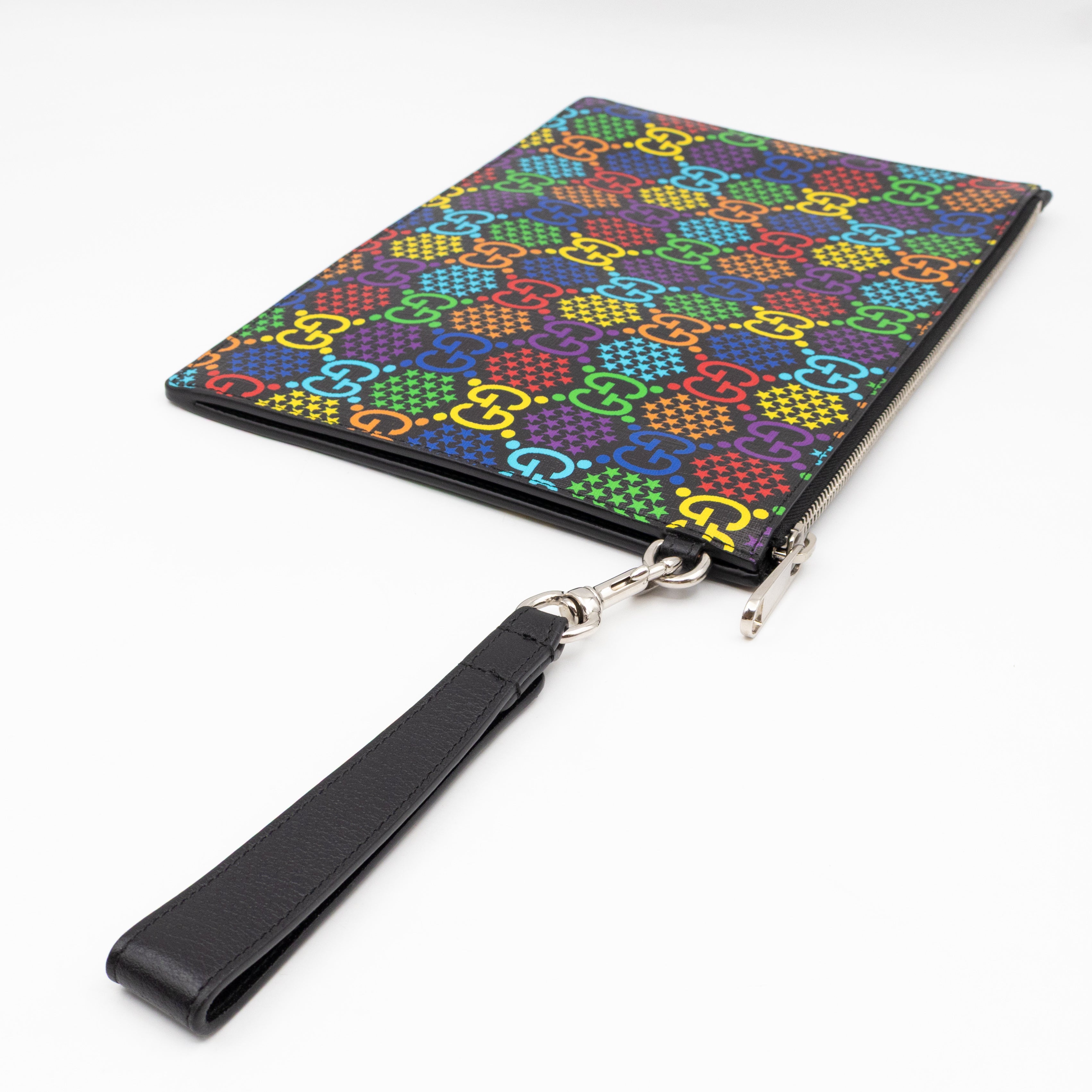 Wristlet Pouch GG Psychedelic Canvas