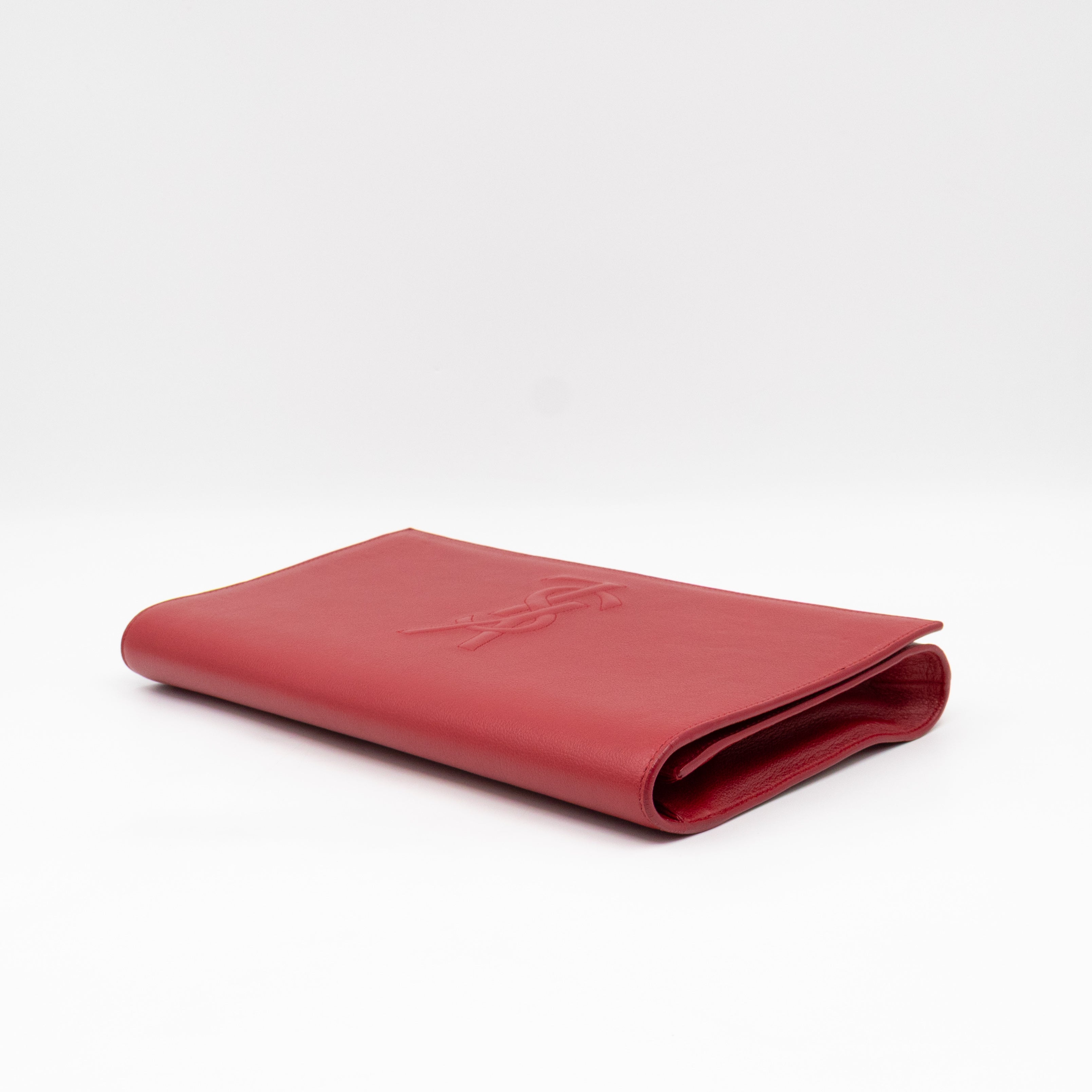 Belle De Jour Clutch Leather Red