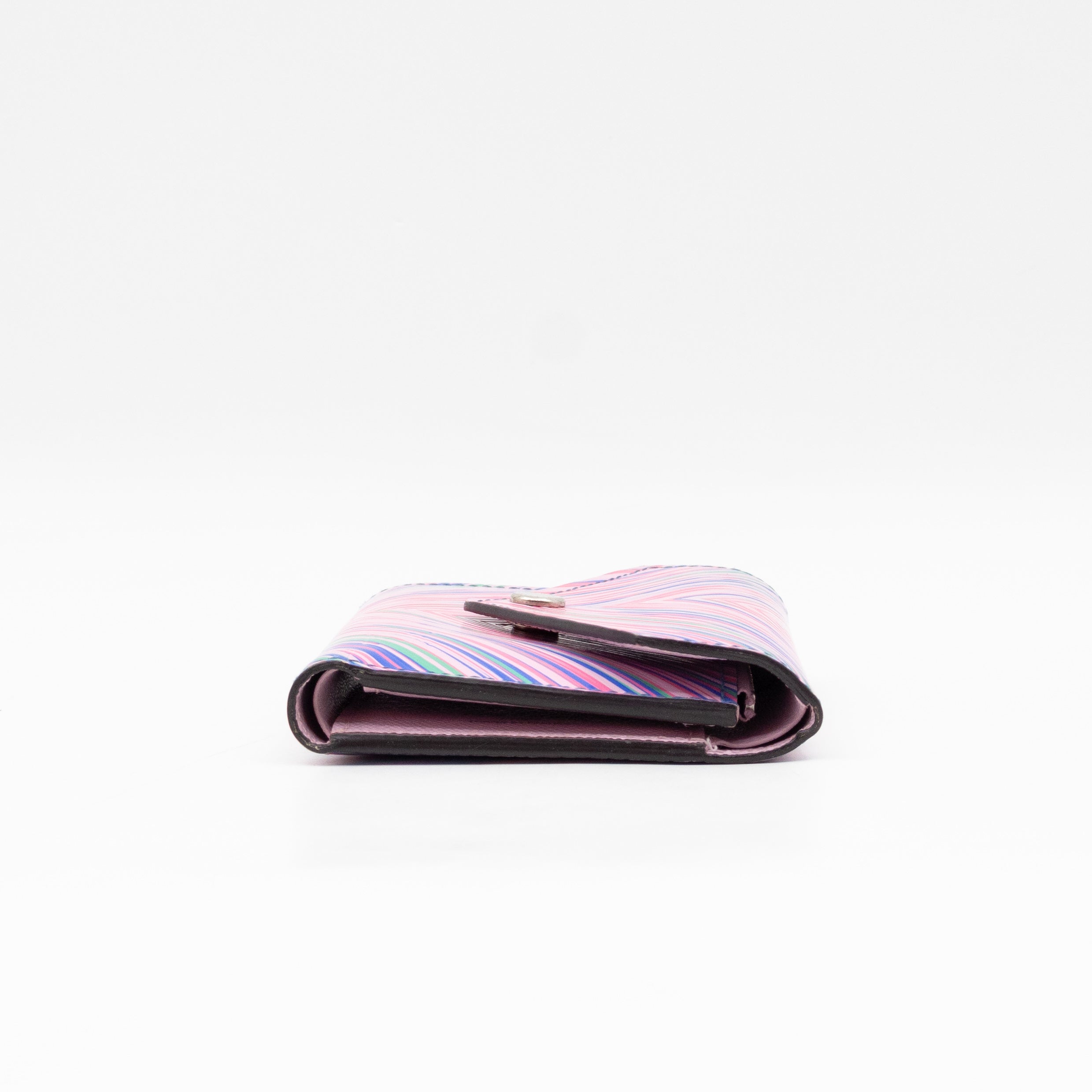Victorine Wallet Epi Tropical Blue Rose