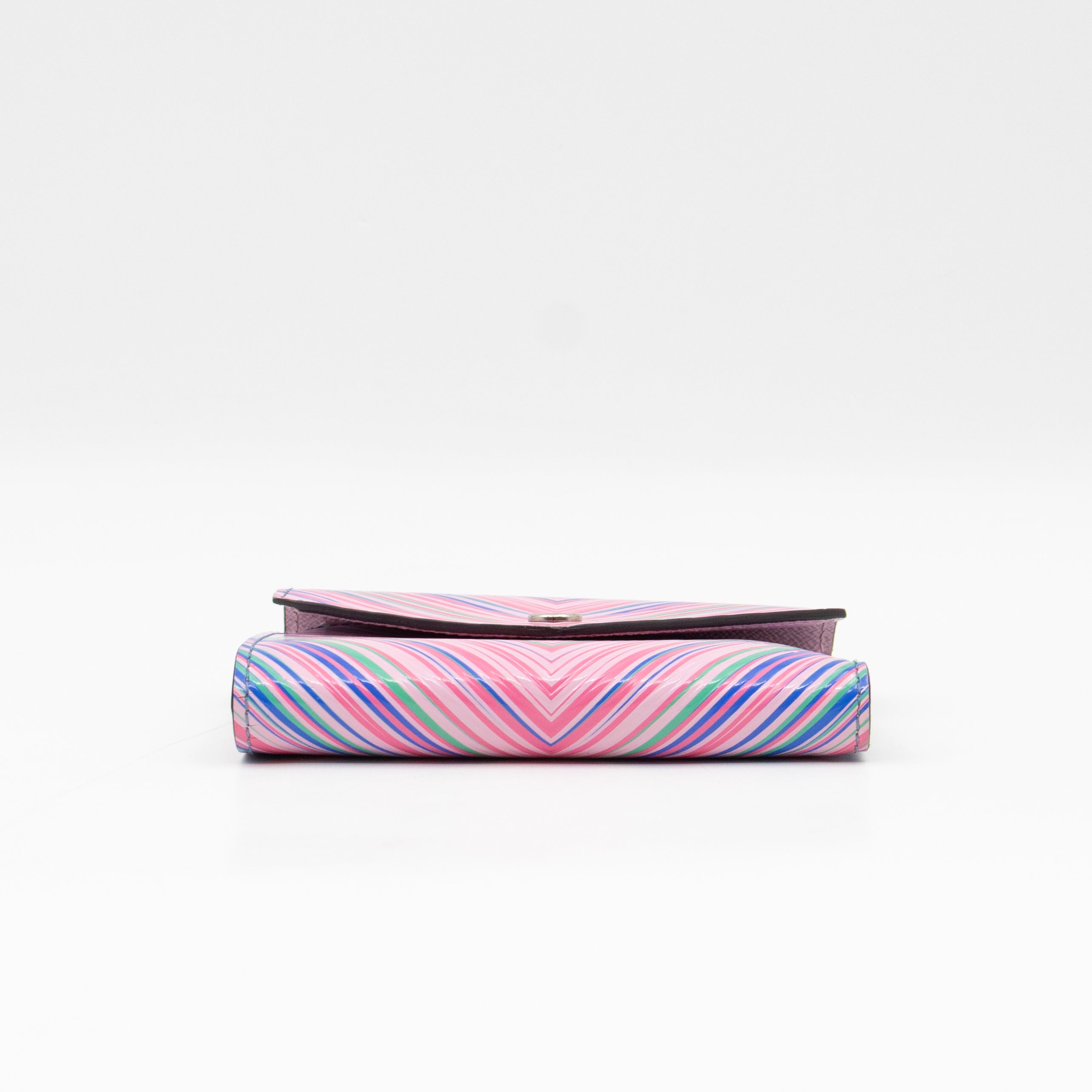 Victorine Wallet Epi Tropical Blue Rose