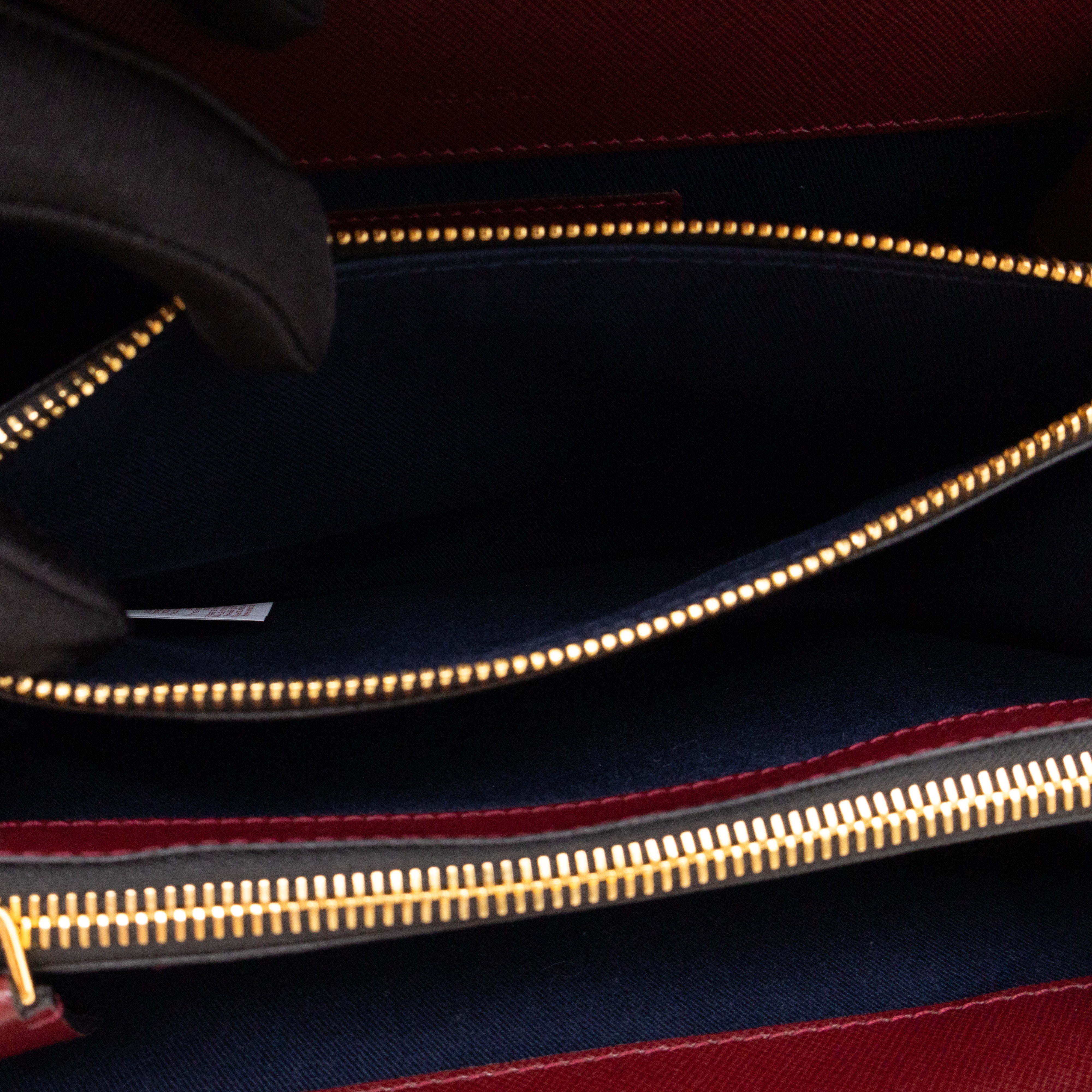 Trunk Bag Mini Pink White & Burgundy Saffiano Leather