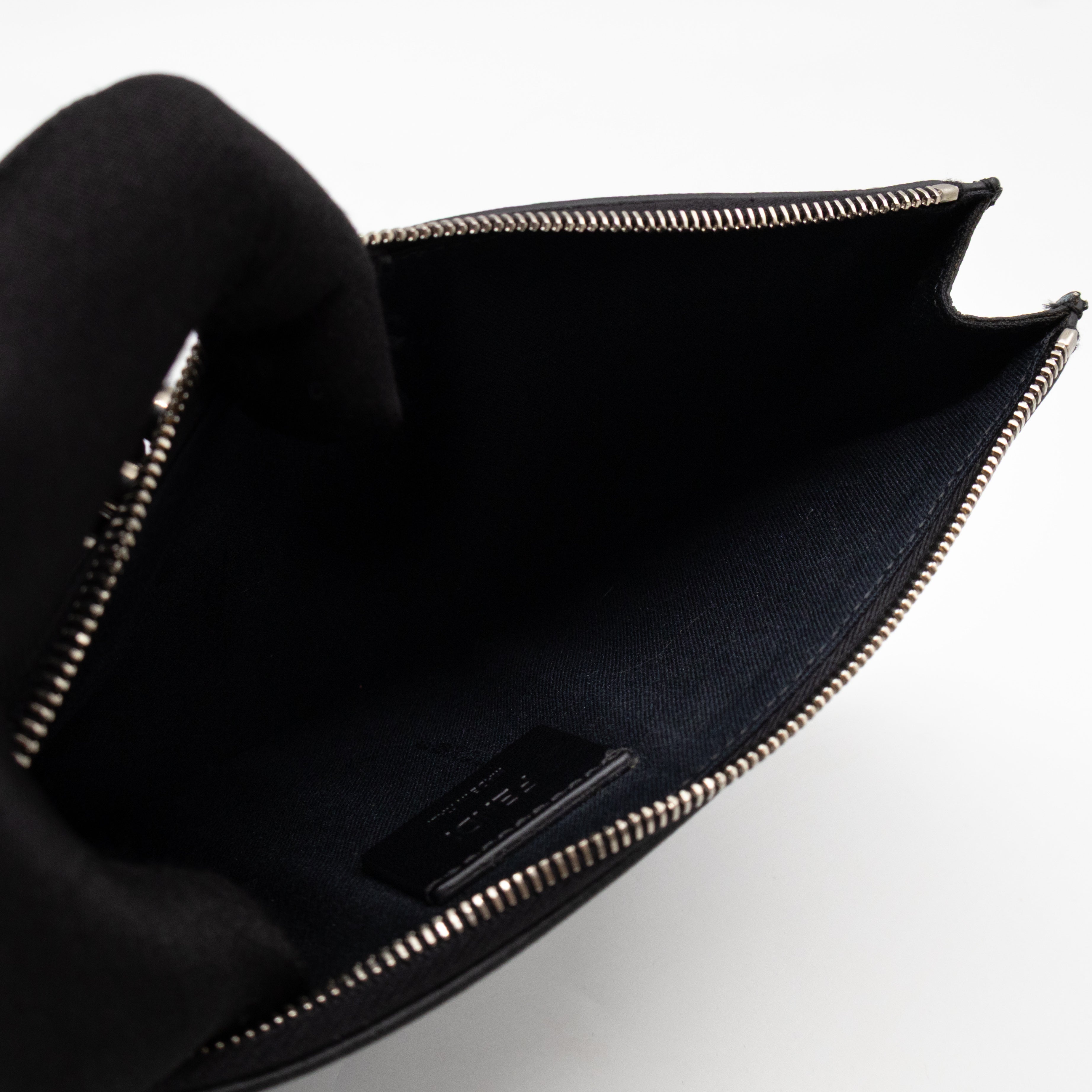 Karlito Wrist Pouch Studded Black White Check