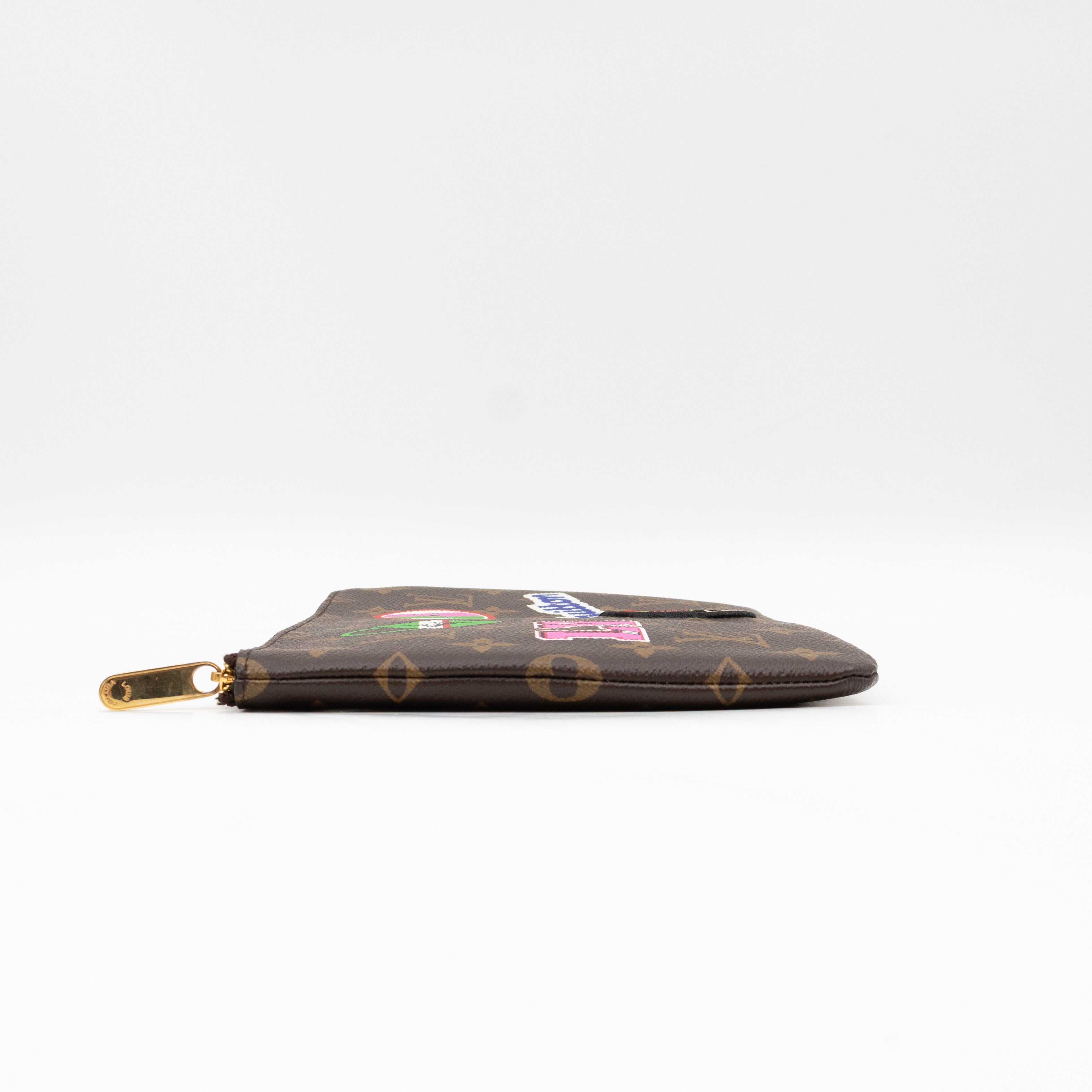 City Pouch Monogram Stories Patches