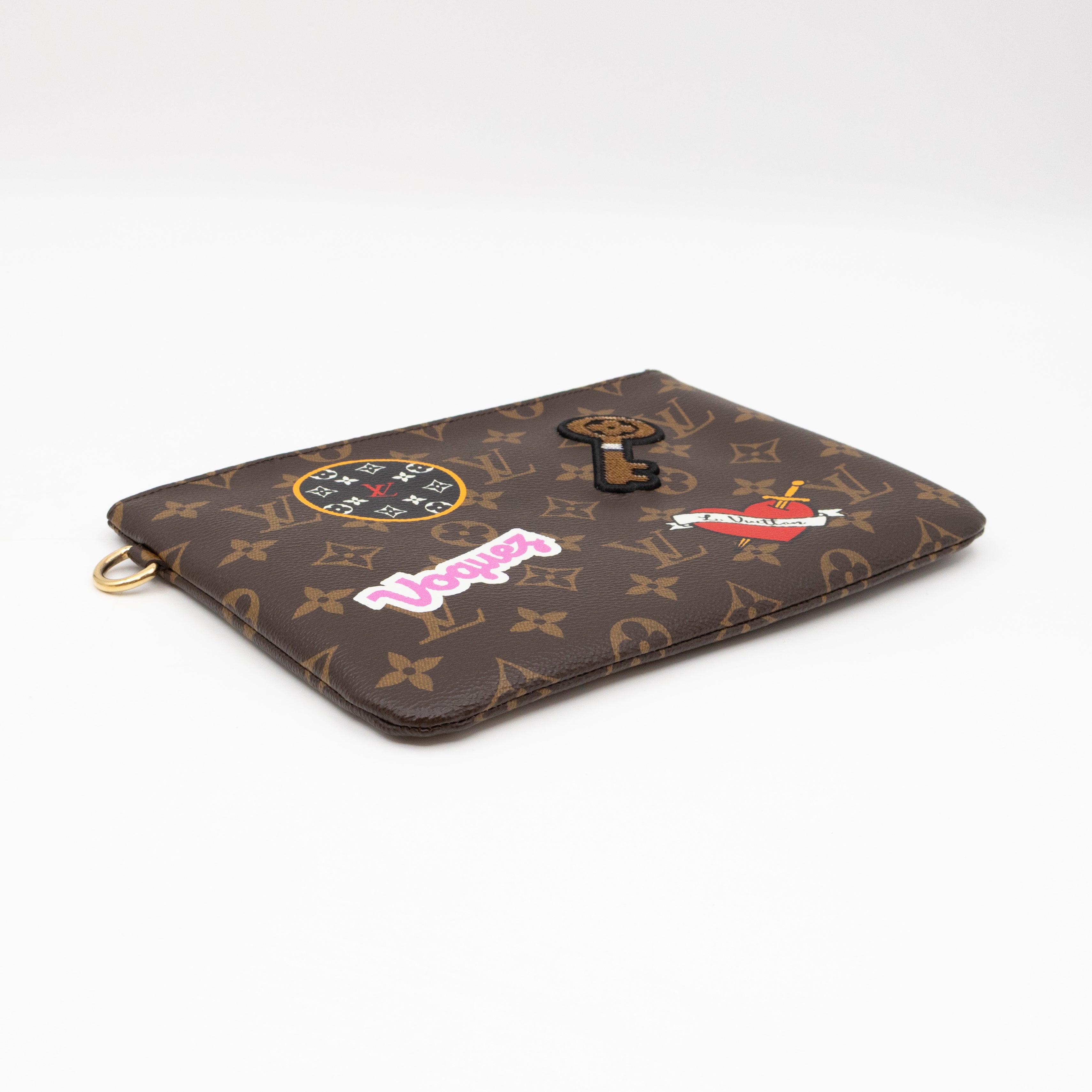 City Pouch Monogram Stories Patches
