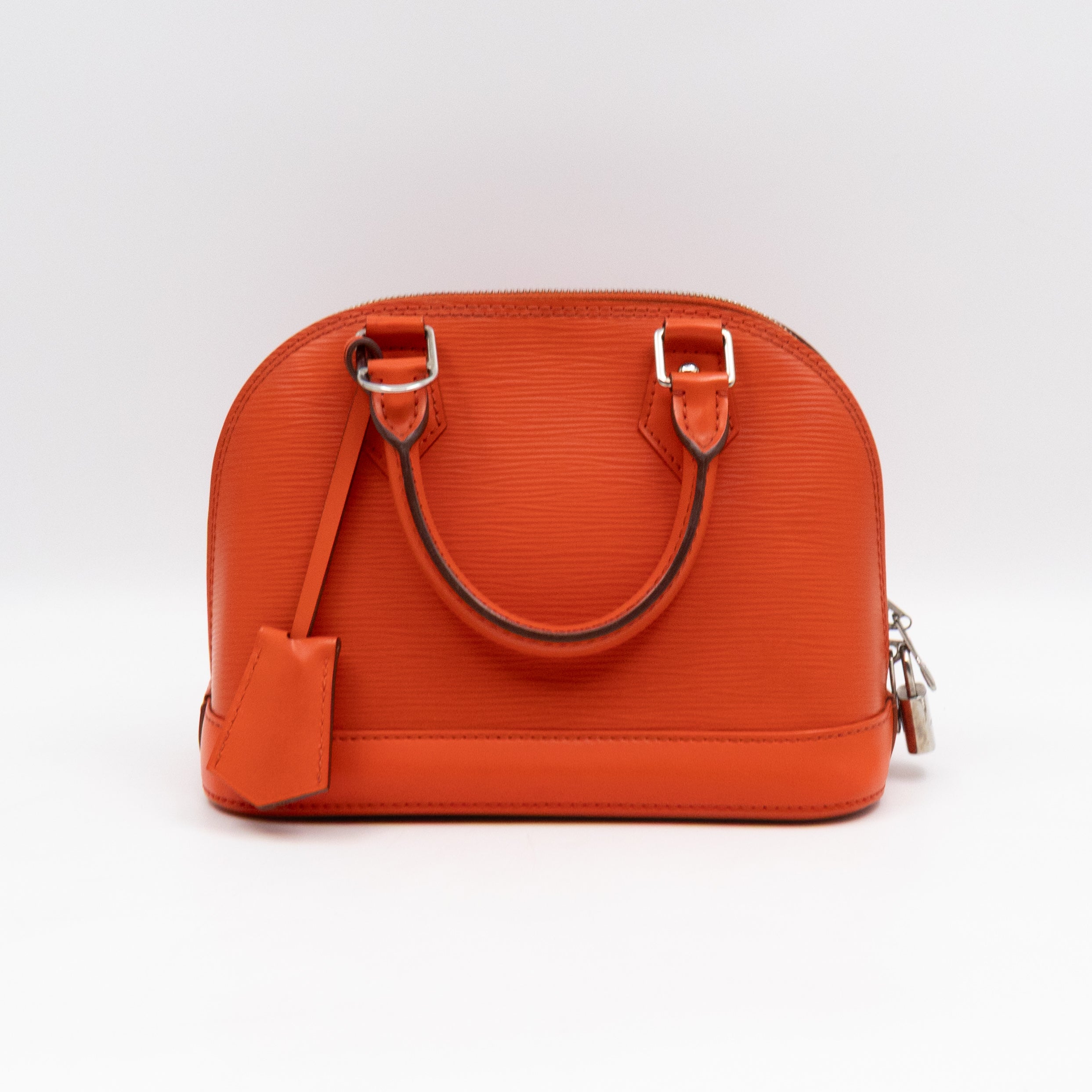 Alma BB Orange Epi Leather