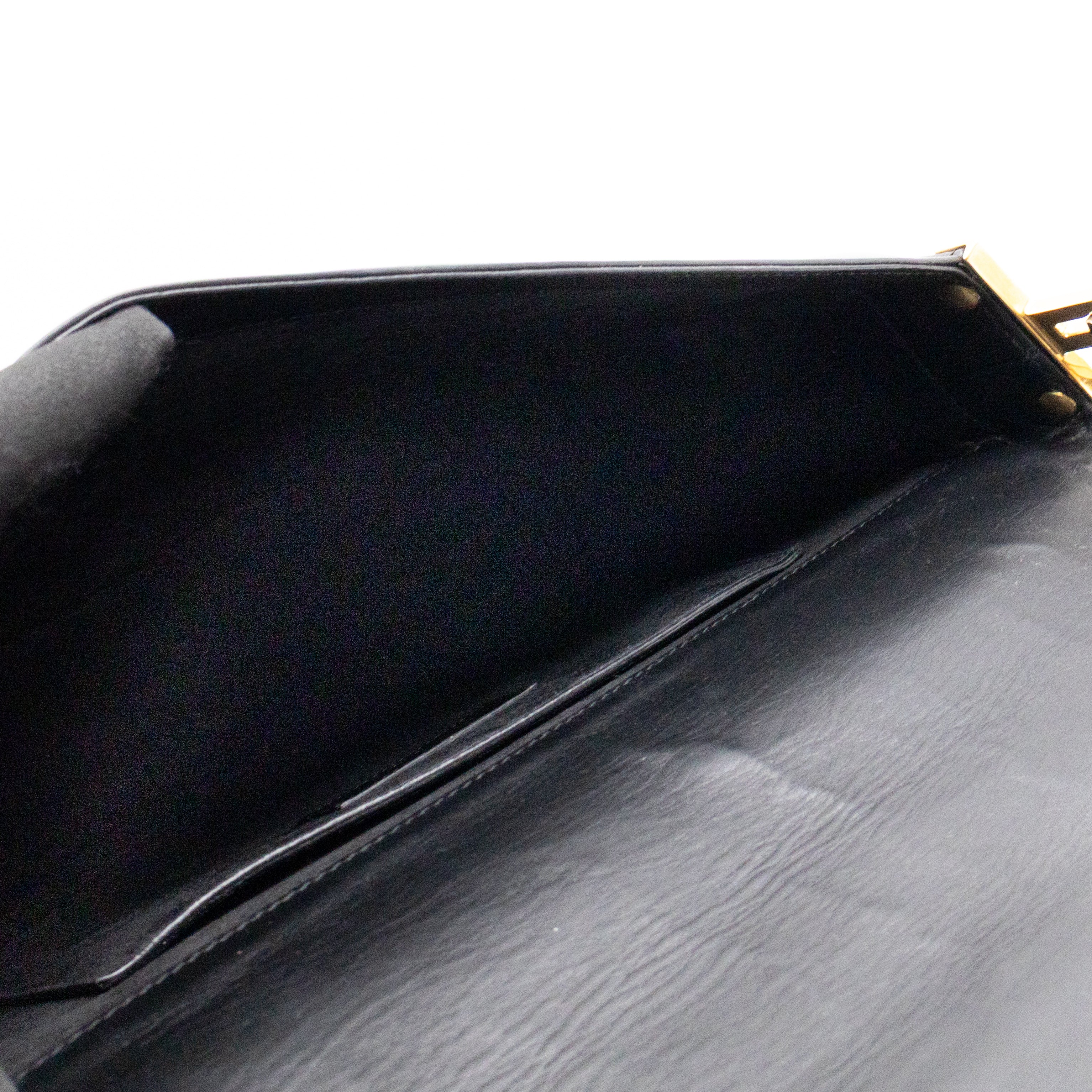 Babylone Flap Shoulder Bag Black Quilted Lambskin Leather