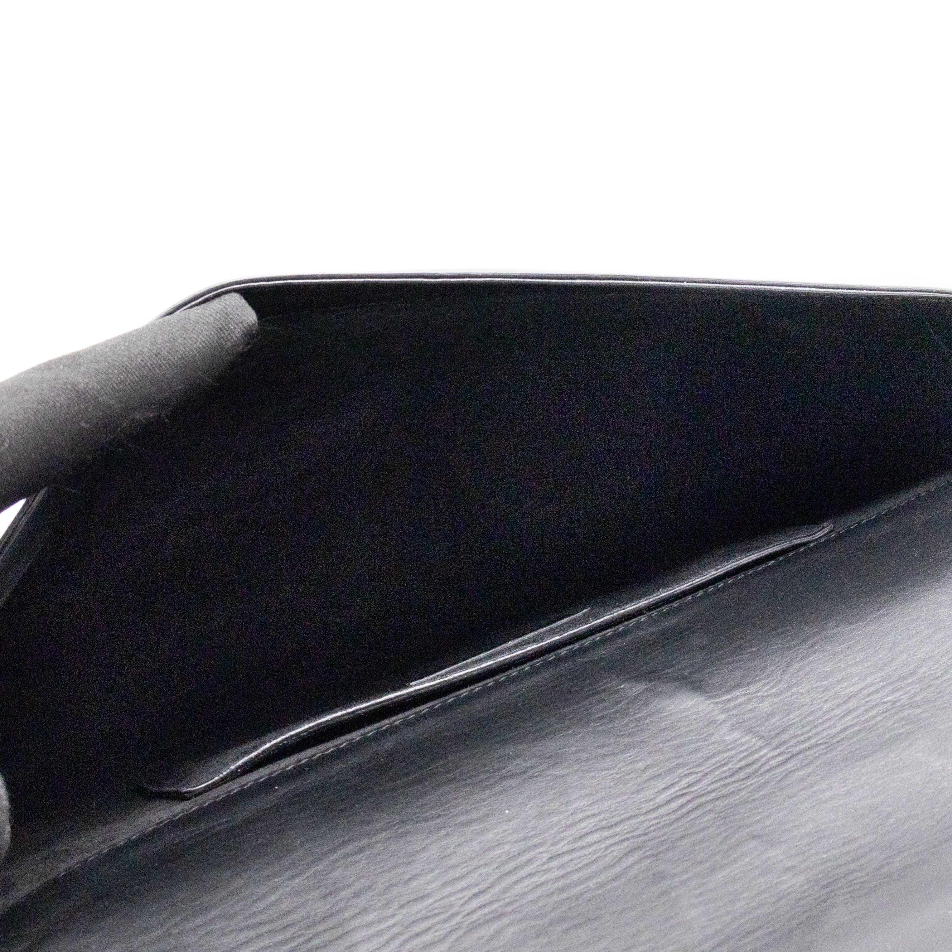 Babylone Flap Shoulder Bag Black Quilted Lambskin Leather
