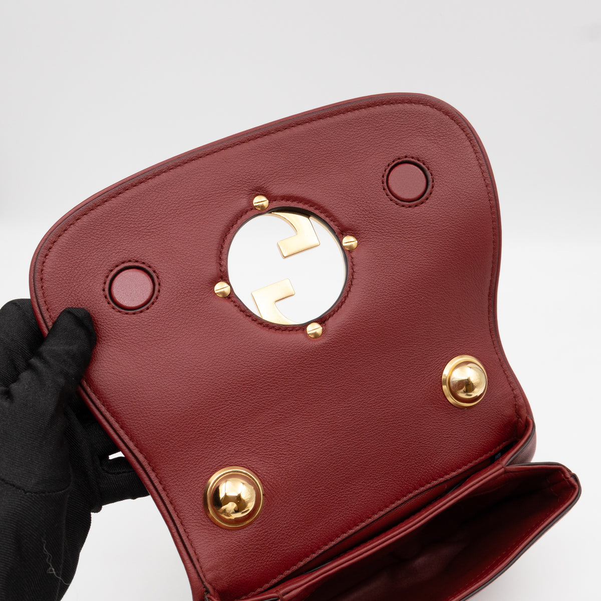Blondie Mini Crossbody Bag Leather Red
