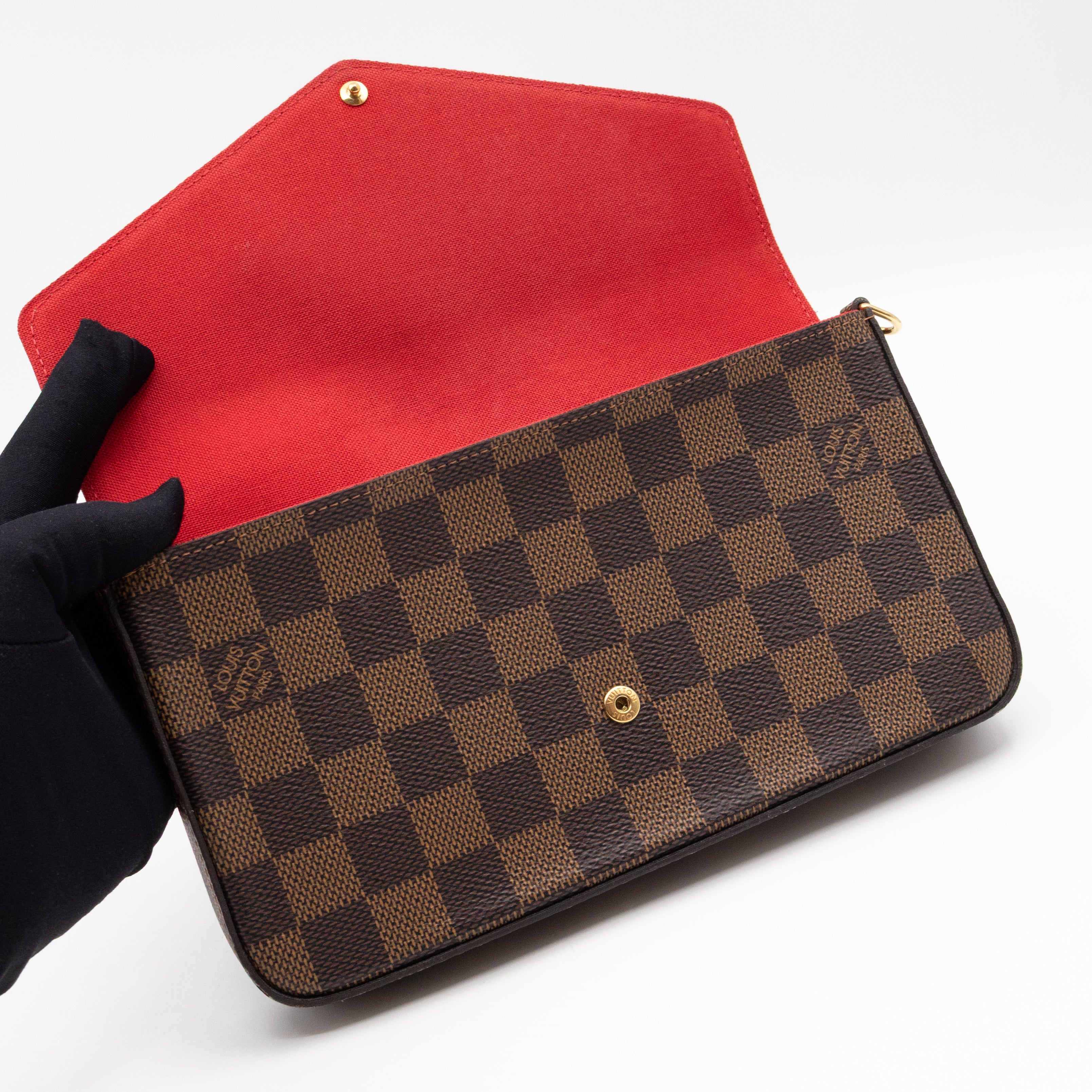 Pochette Felicie Damier Ebene