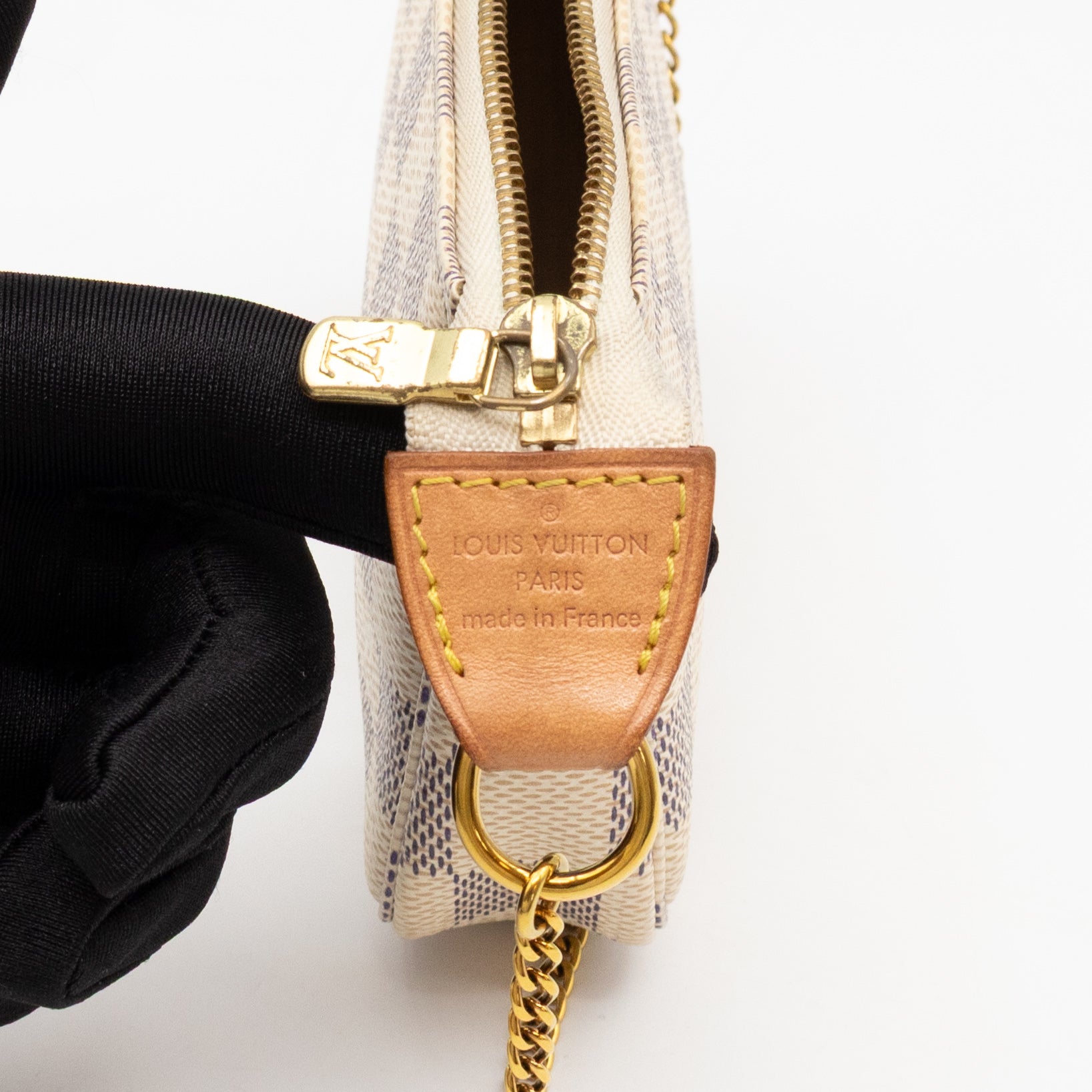 Mini Pochette Accessoires Damier Azur