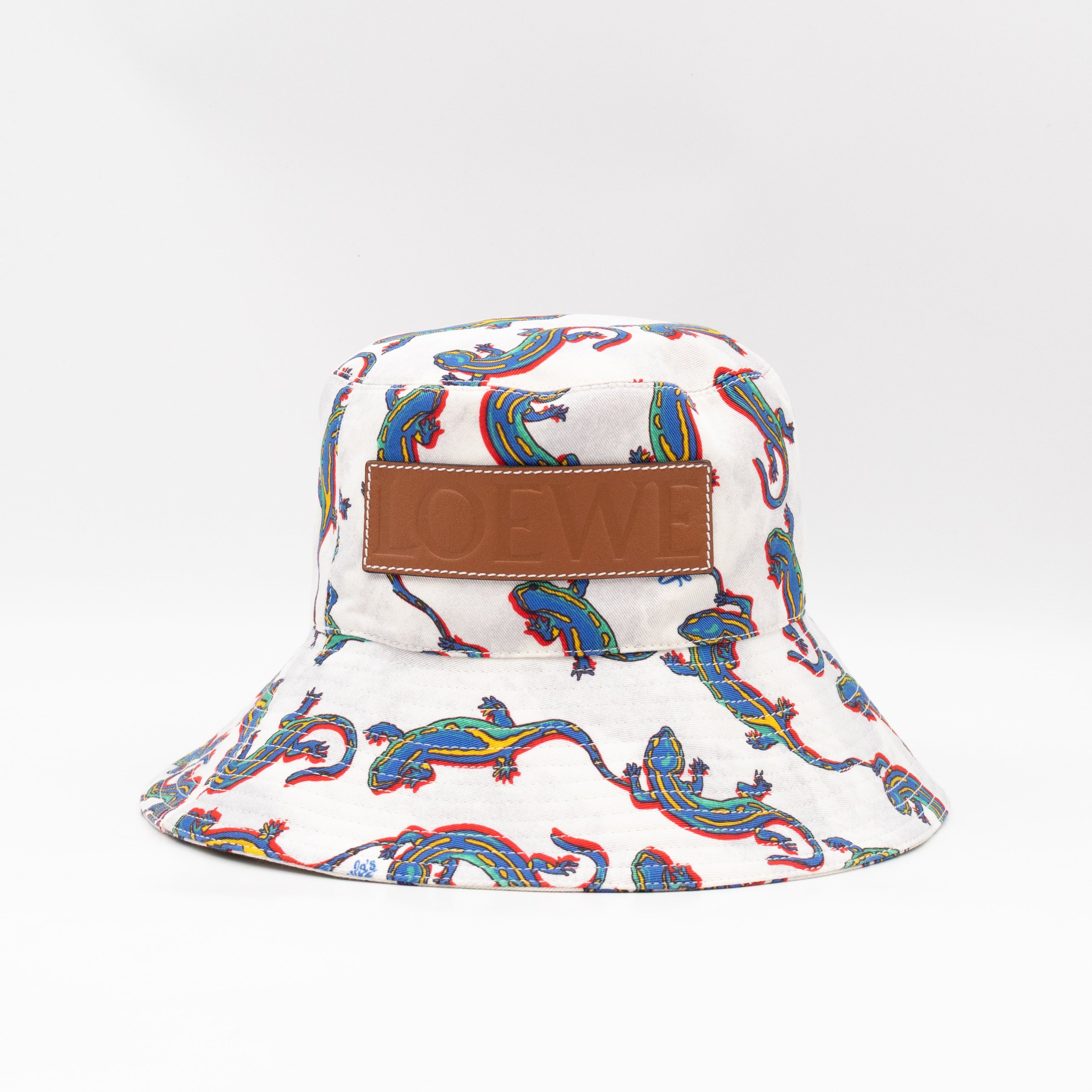 Paula's Ibiza Collection Fisherman Hat White & Multicolor Cotton