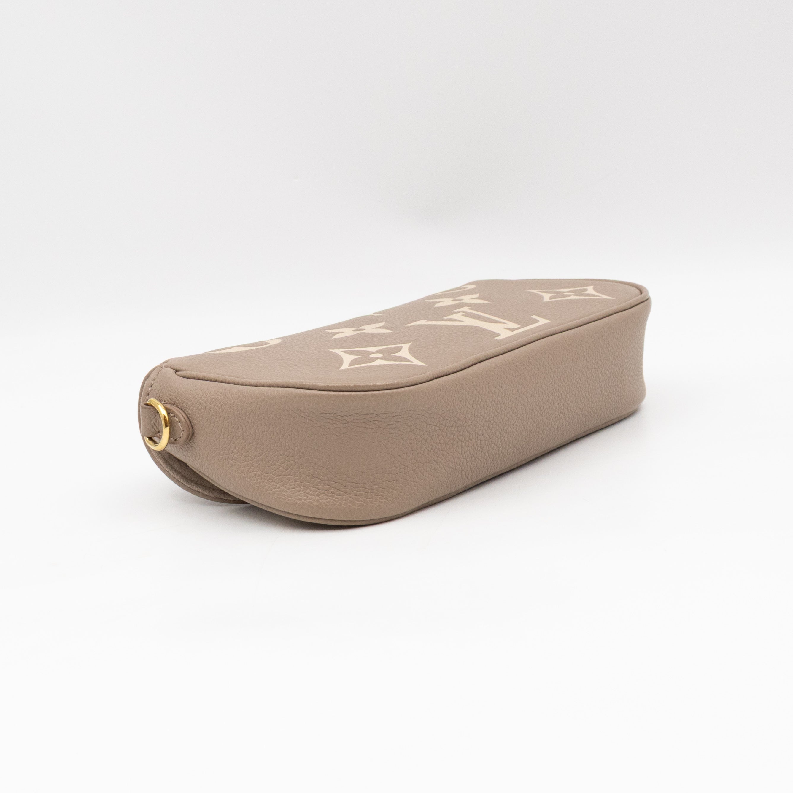 Ivy Wallet On Chain Bicolor Monogram Empreinte Leather