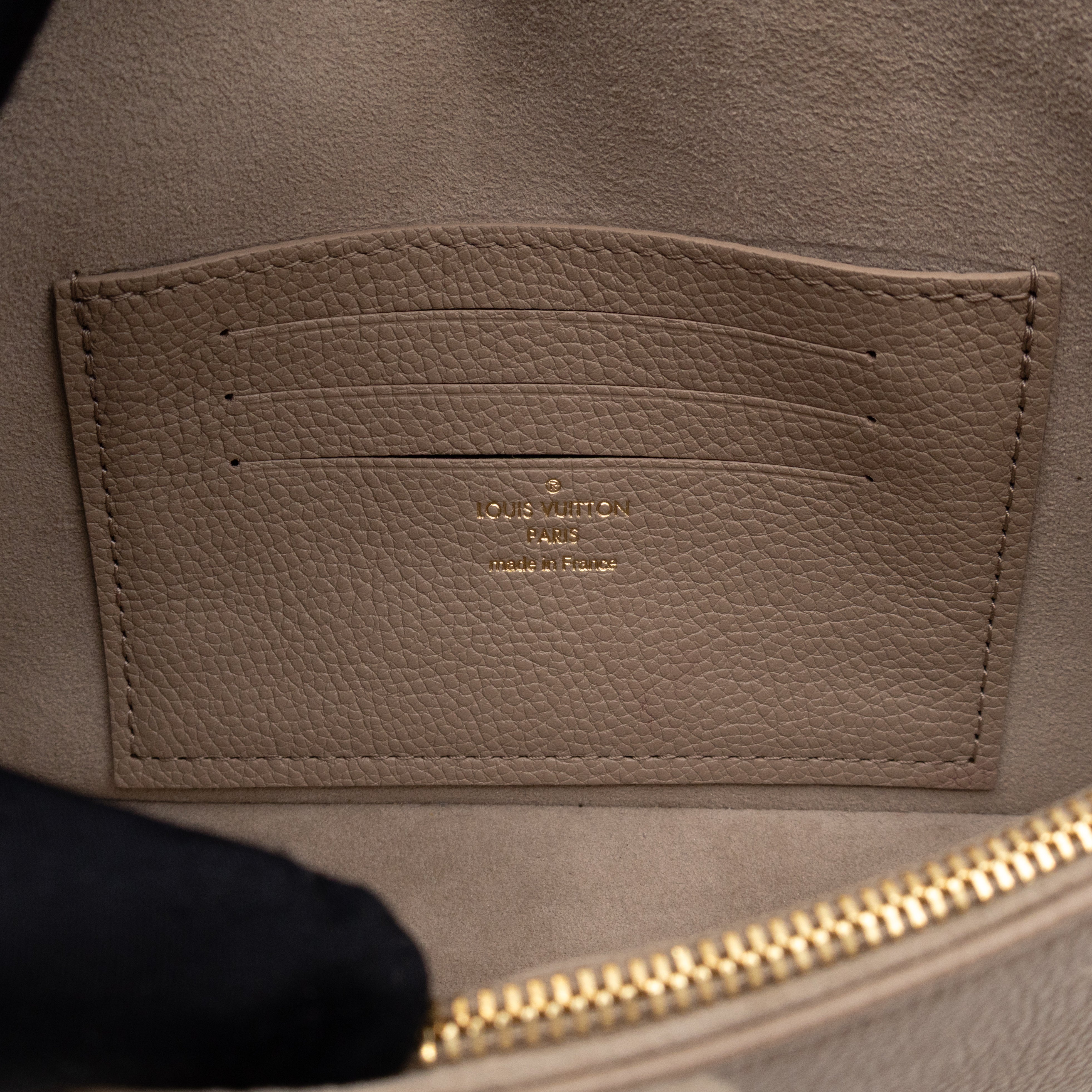 Ivy Wallet On Chain Bicolor Monogram Empreinte Leather