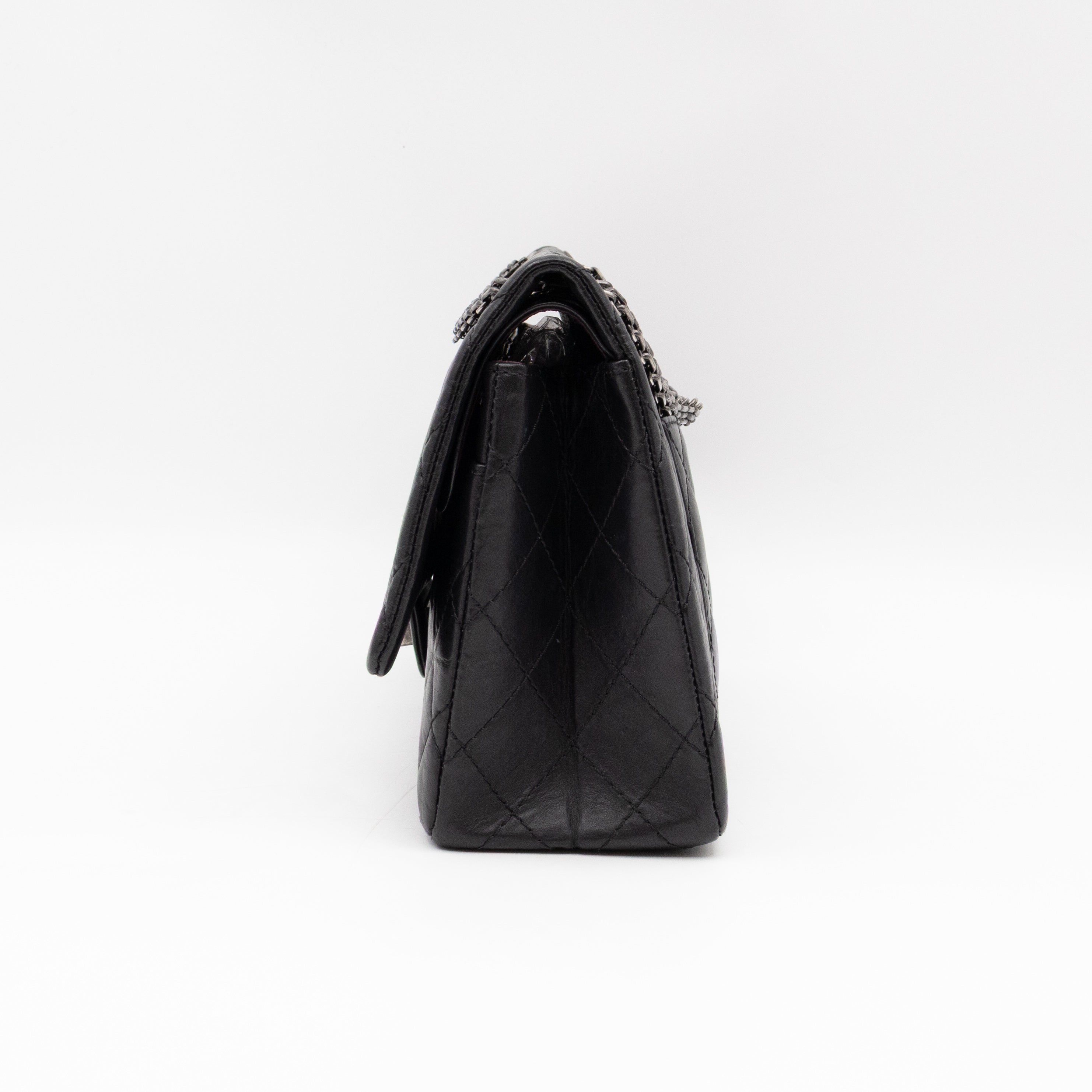 2.55 Reissue 226 Double Flap Bag Black Leather