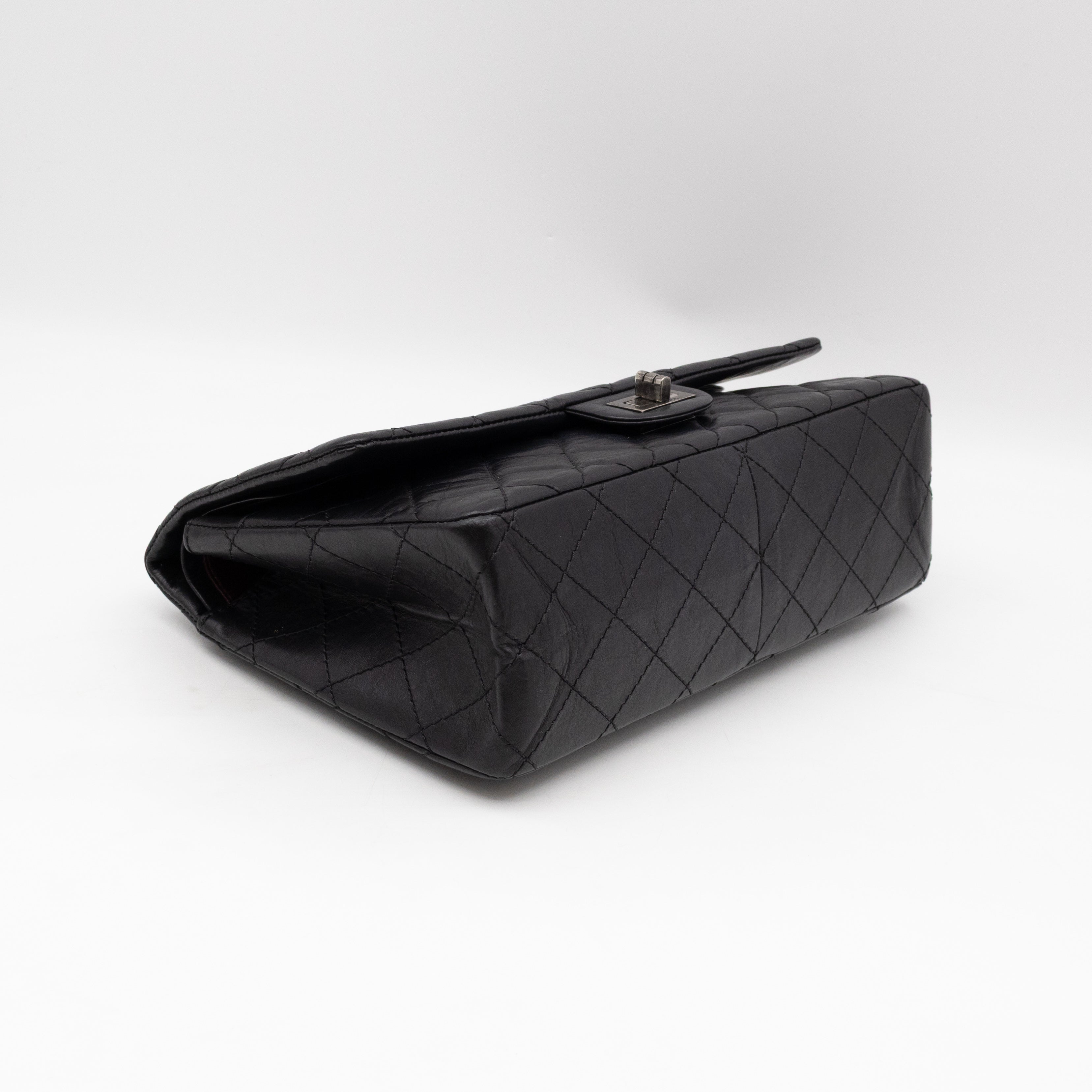 2.55 Reissue 226 Double Flap Bag Black Leather