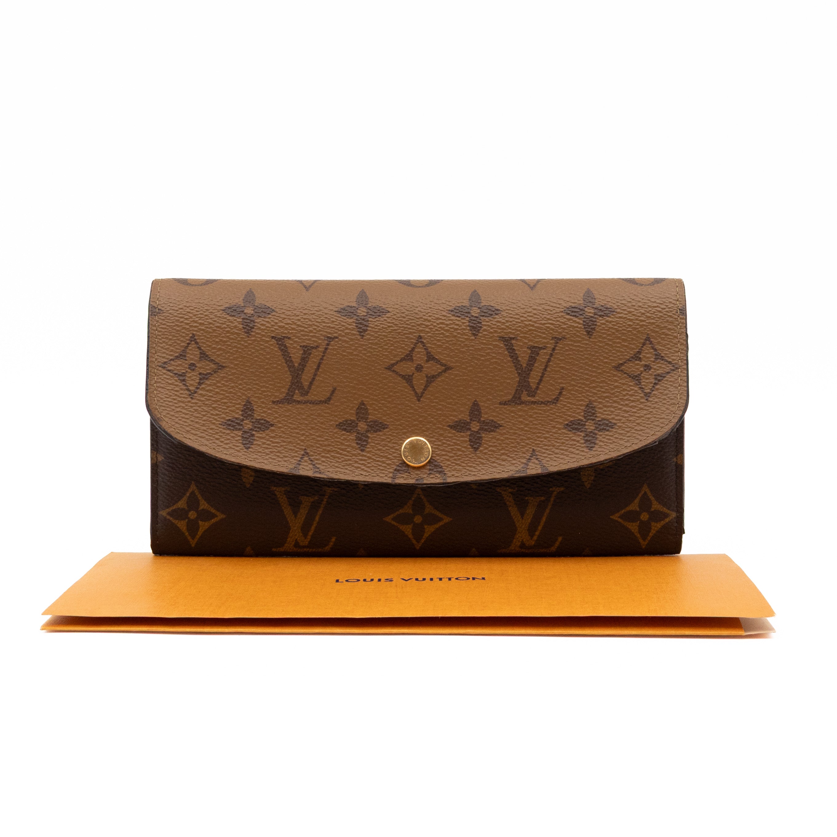 Emilie Wallet Monogram Reverse Black