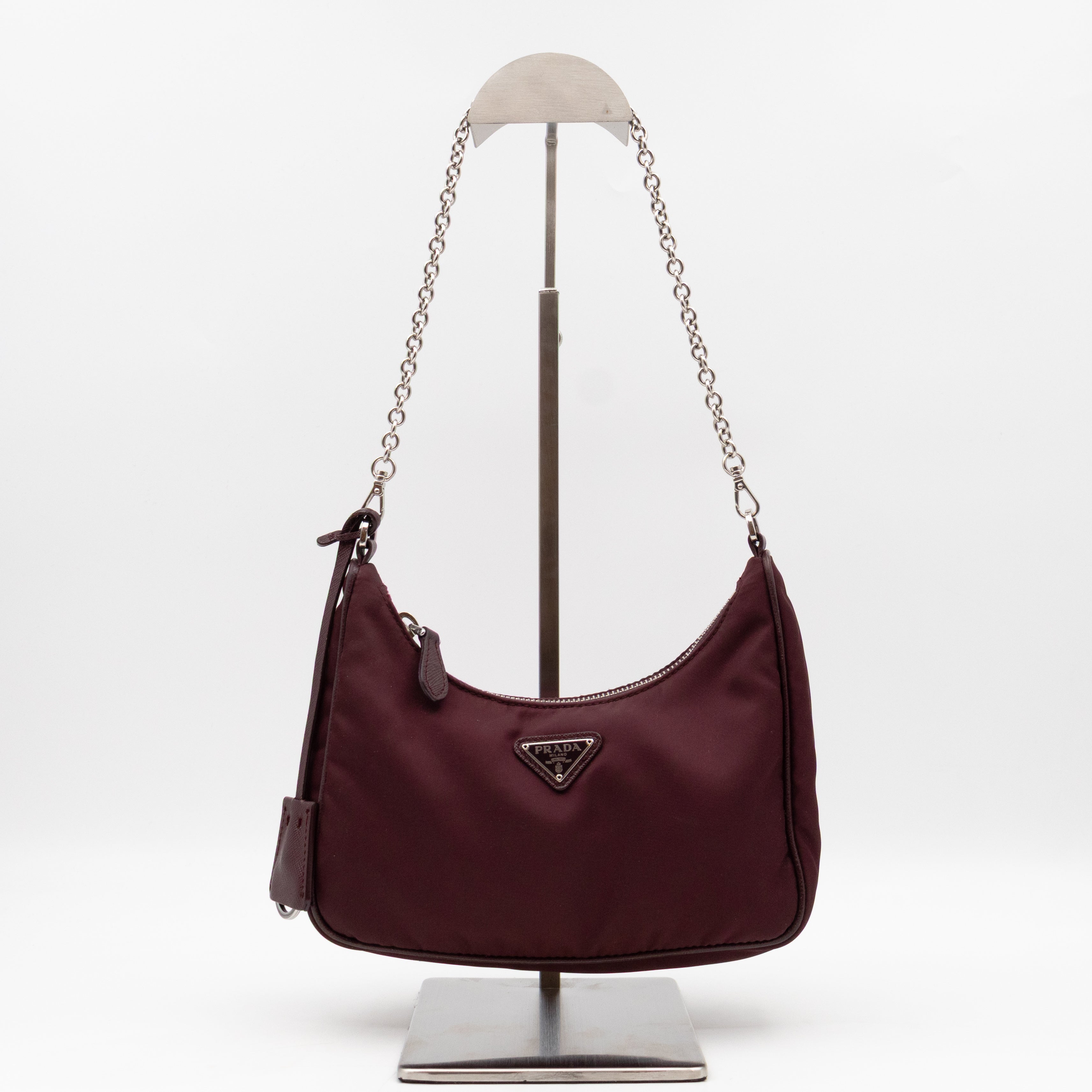 Re-Edition 2005 Nylon Bag Burgundy