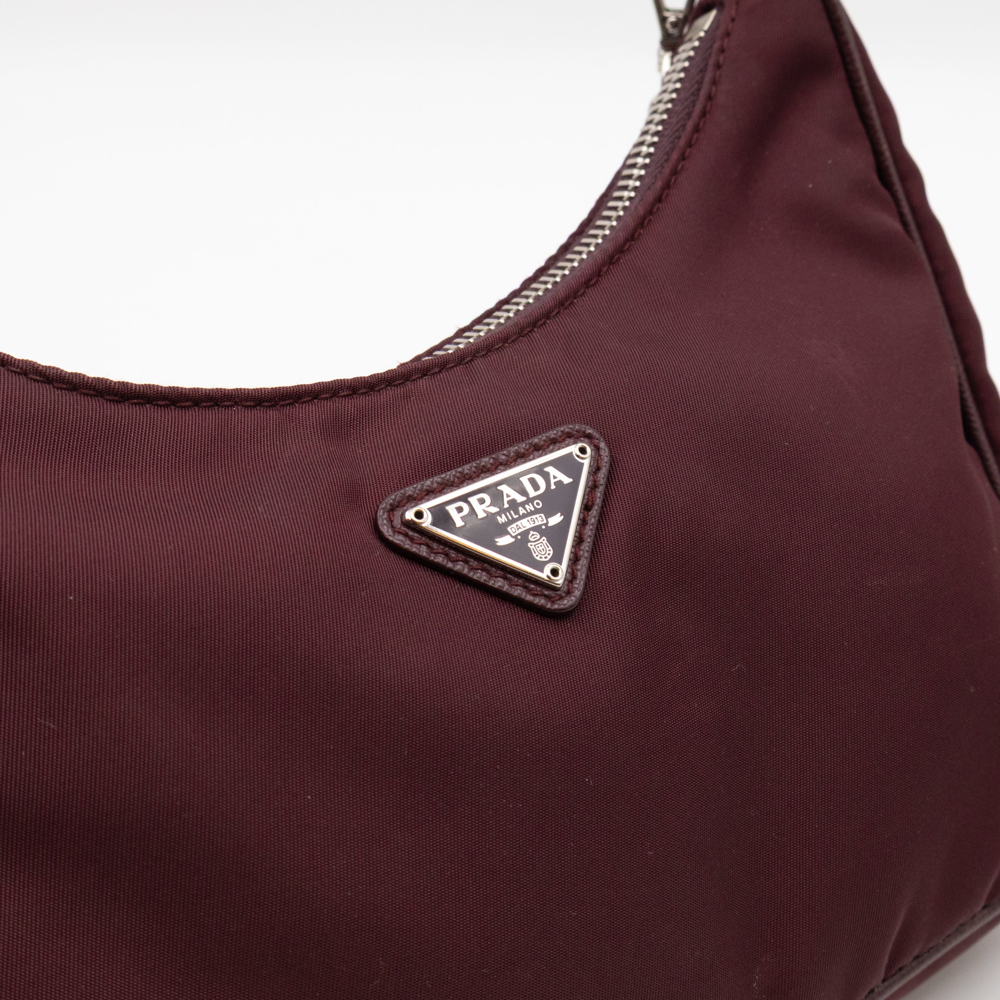 Re-Edition 2005 Nylon Bag Burgundy