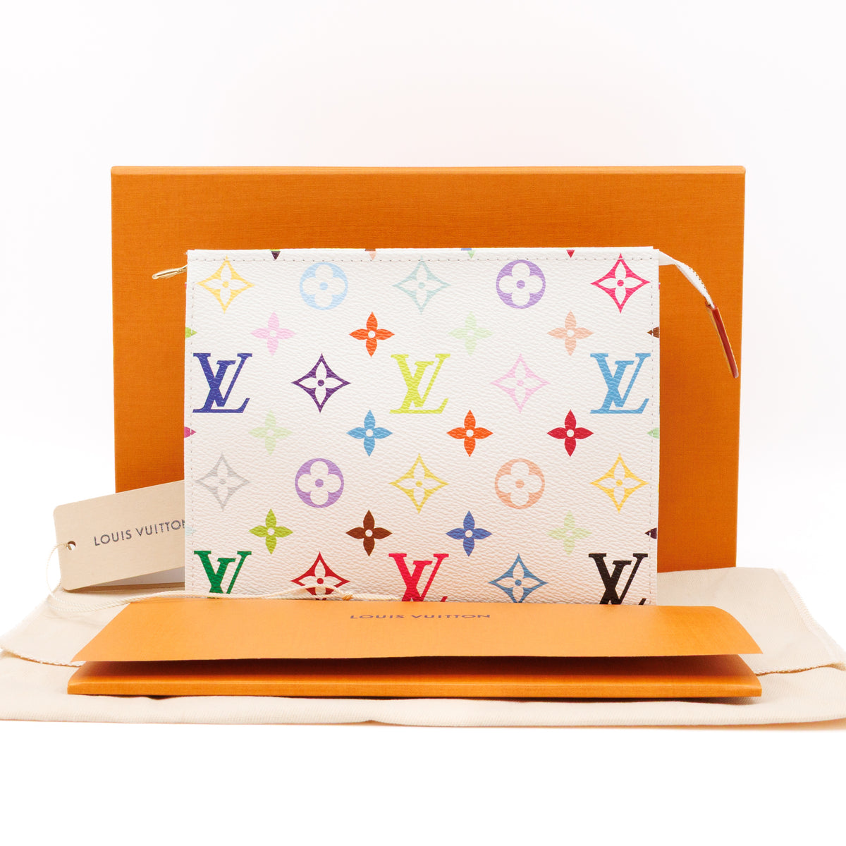 LV x TM Toiletry Pouch 19 Multicolore White