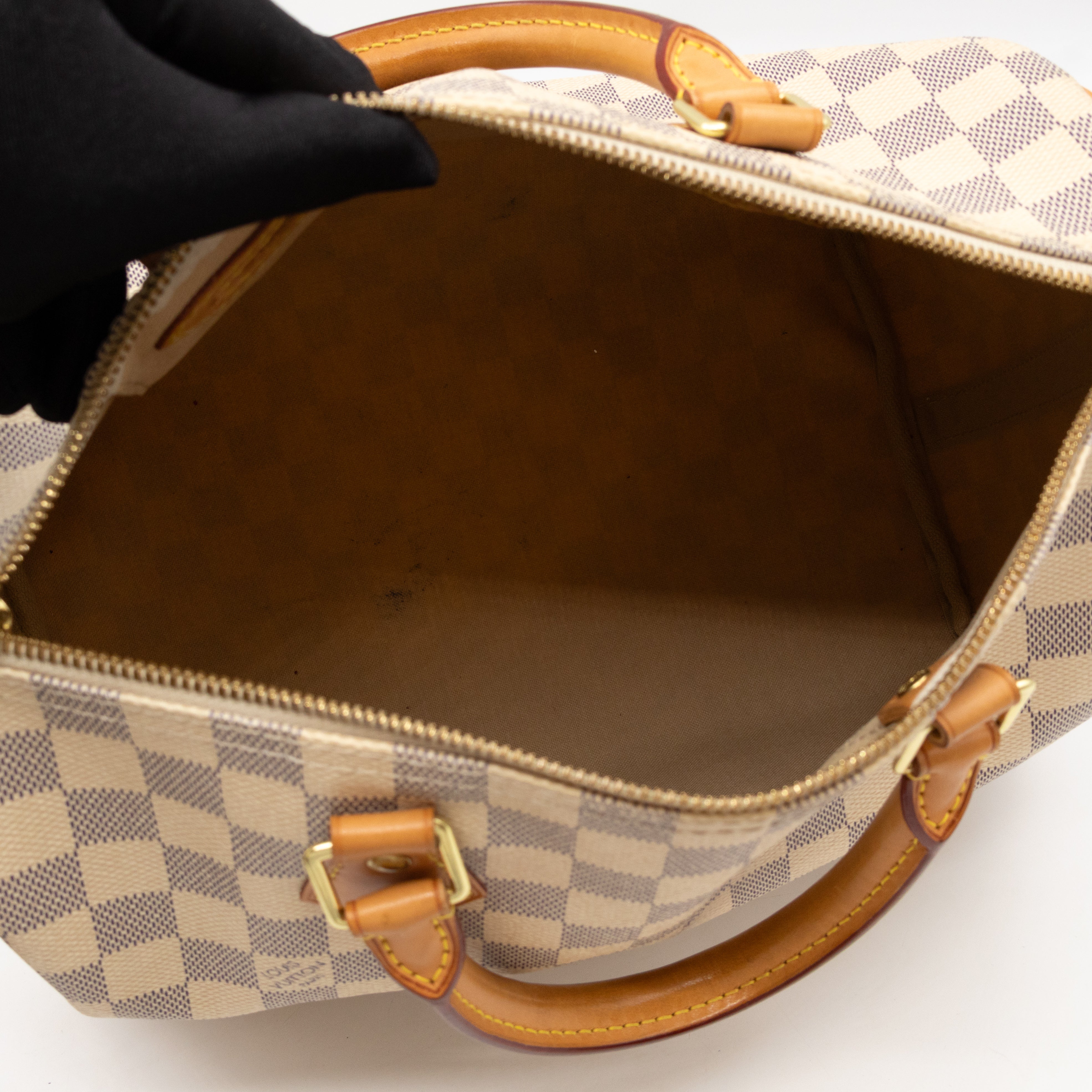 Speedy 30 Bandouliere Damier Azur