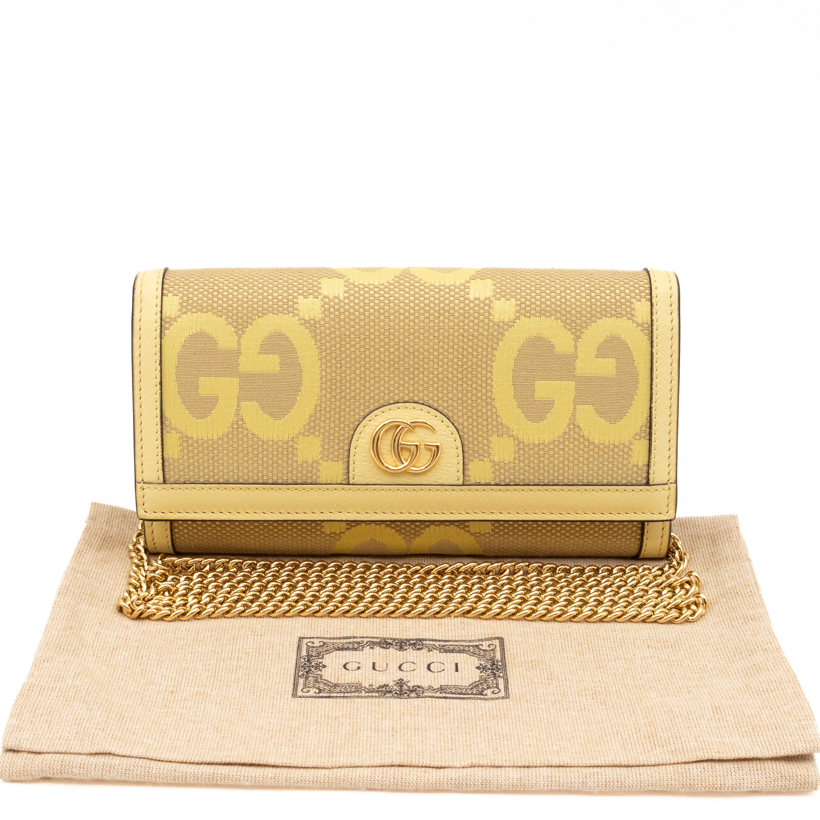 Ophidia Continental Wallet on Chain Yellow