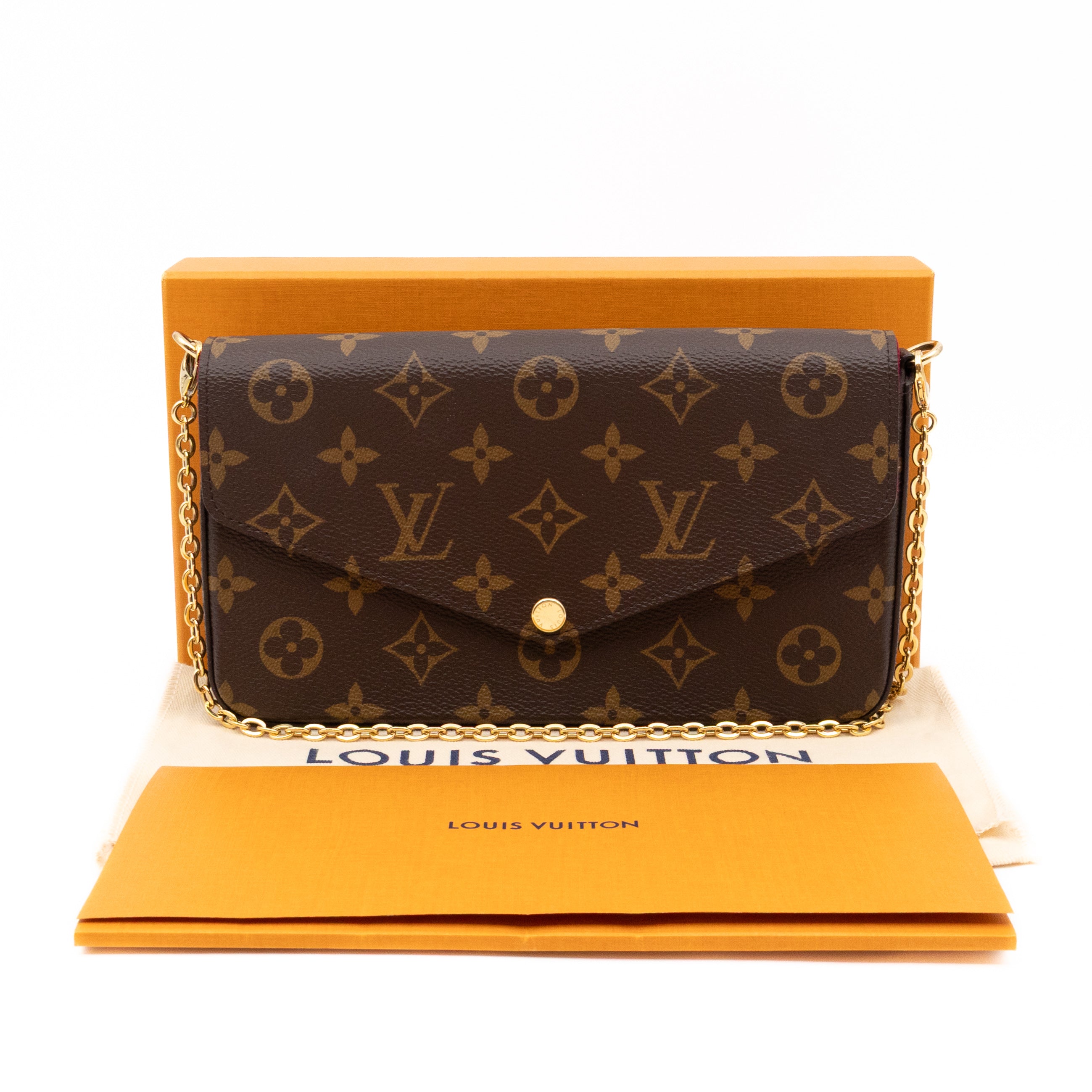 Pochette Felicie Monogram Fuchsia
