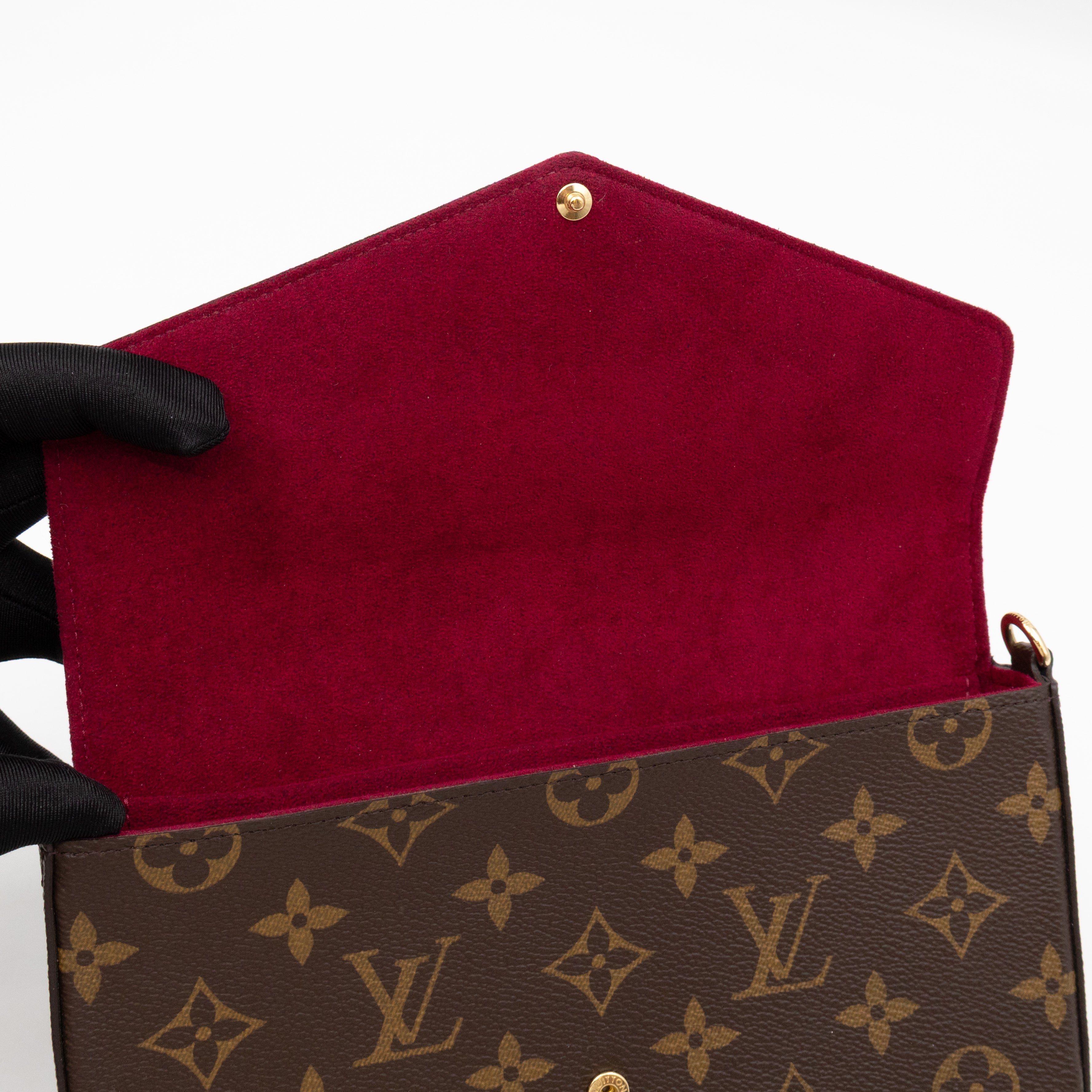 Pochette Felicie Monogram Fuchsia