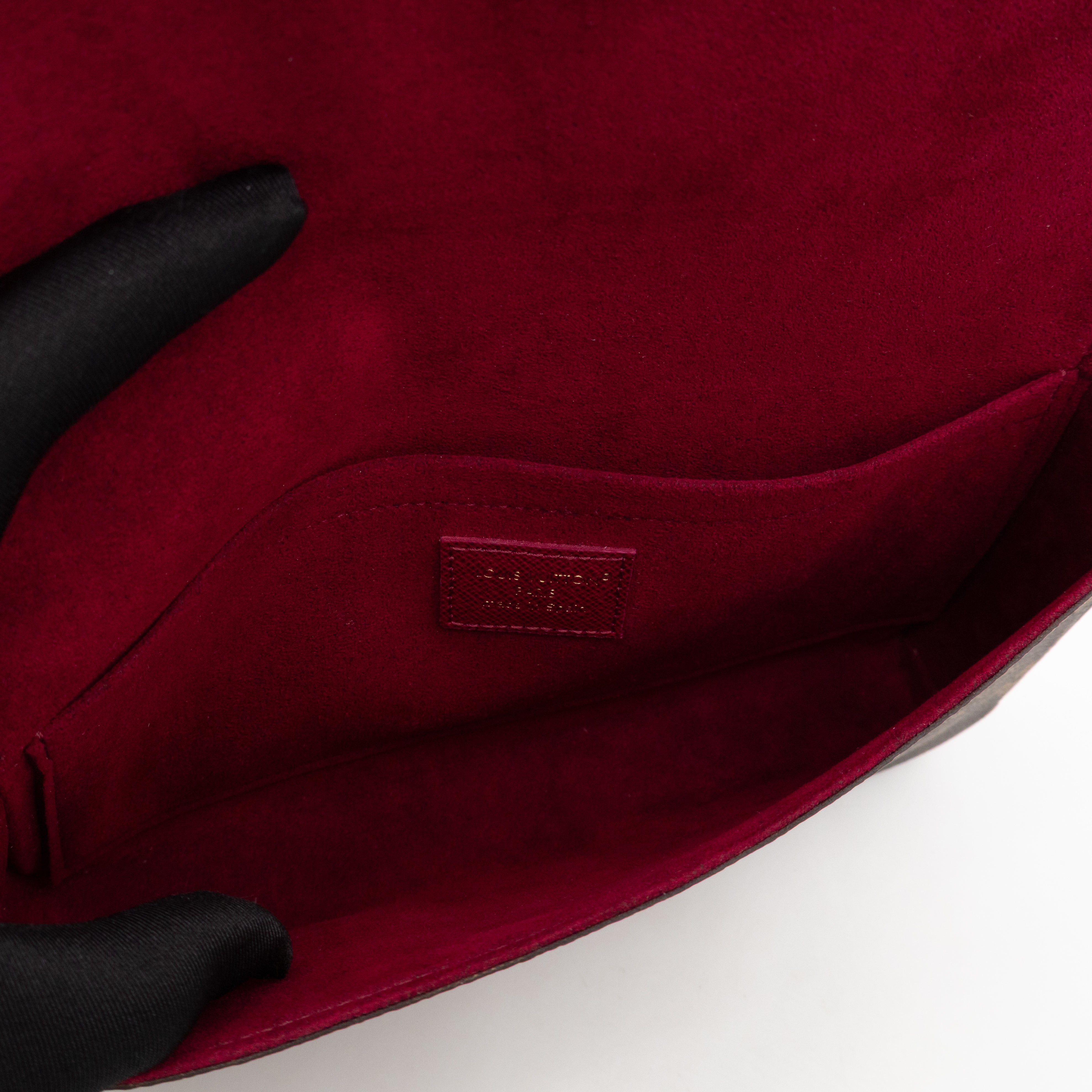 Pochette Felicie Monogram Fuchsia