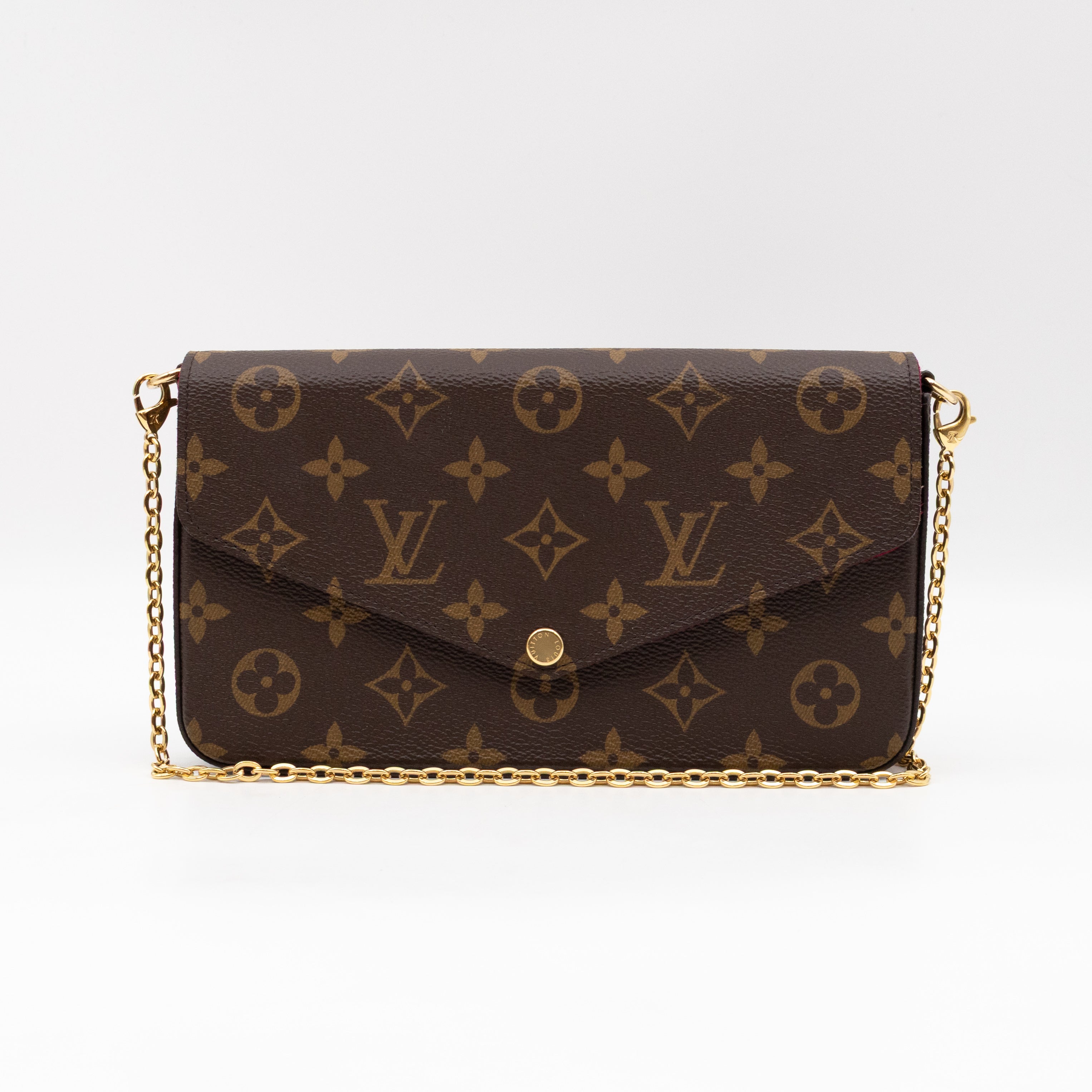 Pochette Felicie Monogram Fuchsia