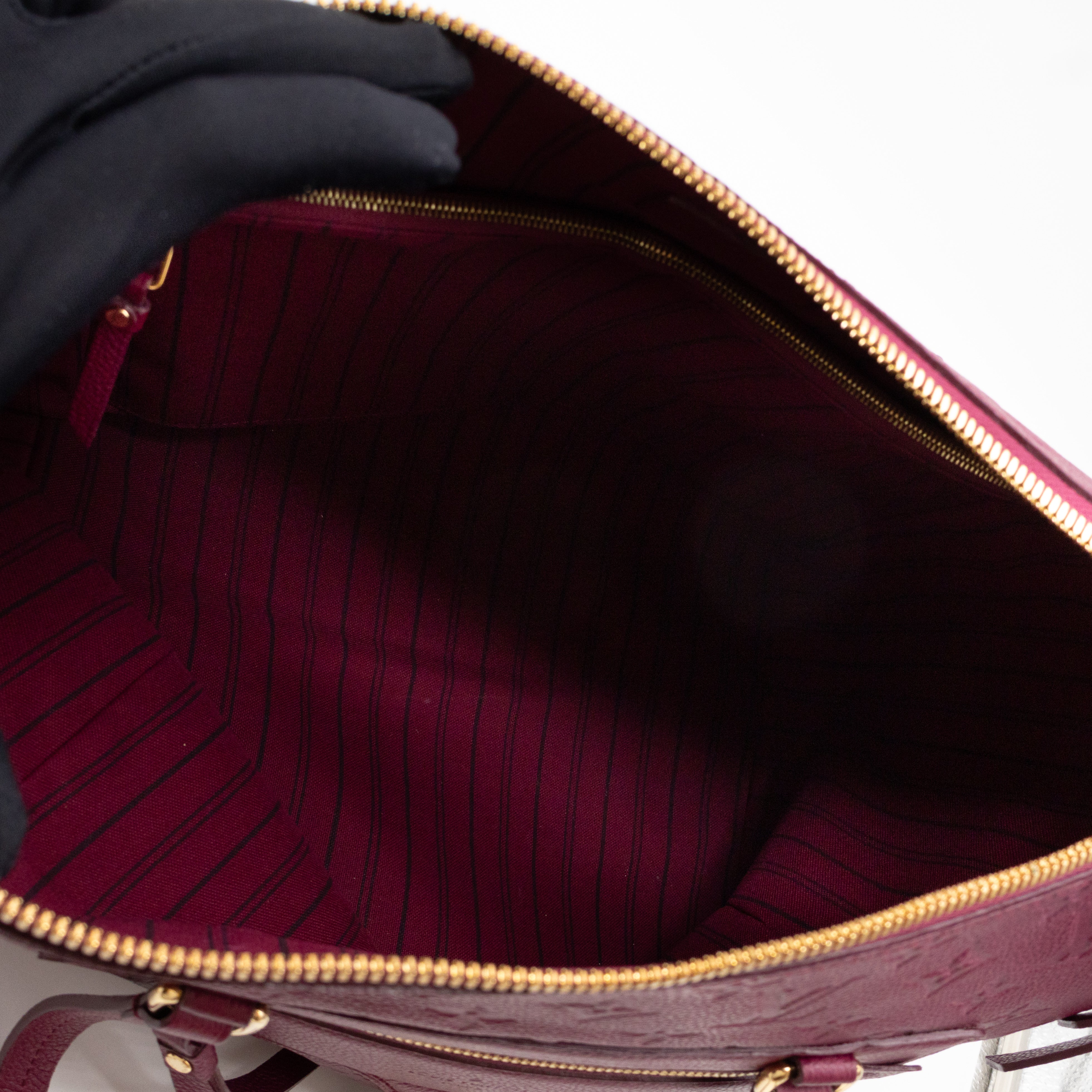 Lumineuse PM Monogram Empreinte Burgundy