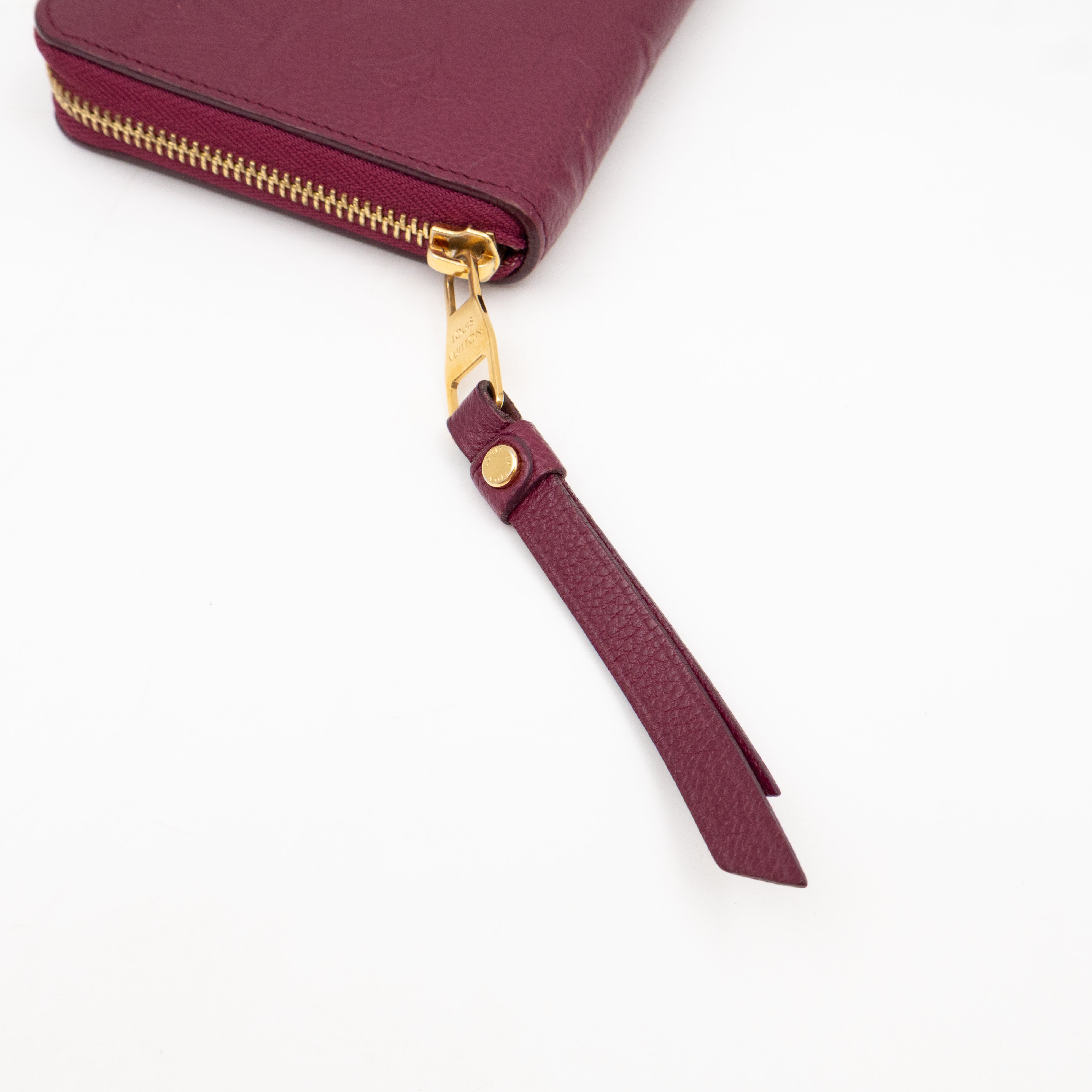 Zippy Organizer Wallet Monogram Empreinte Burgundy