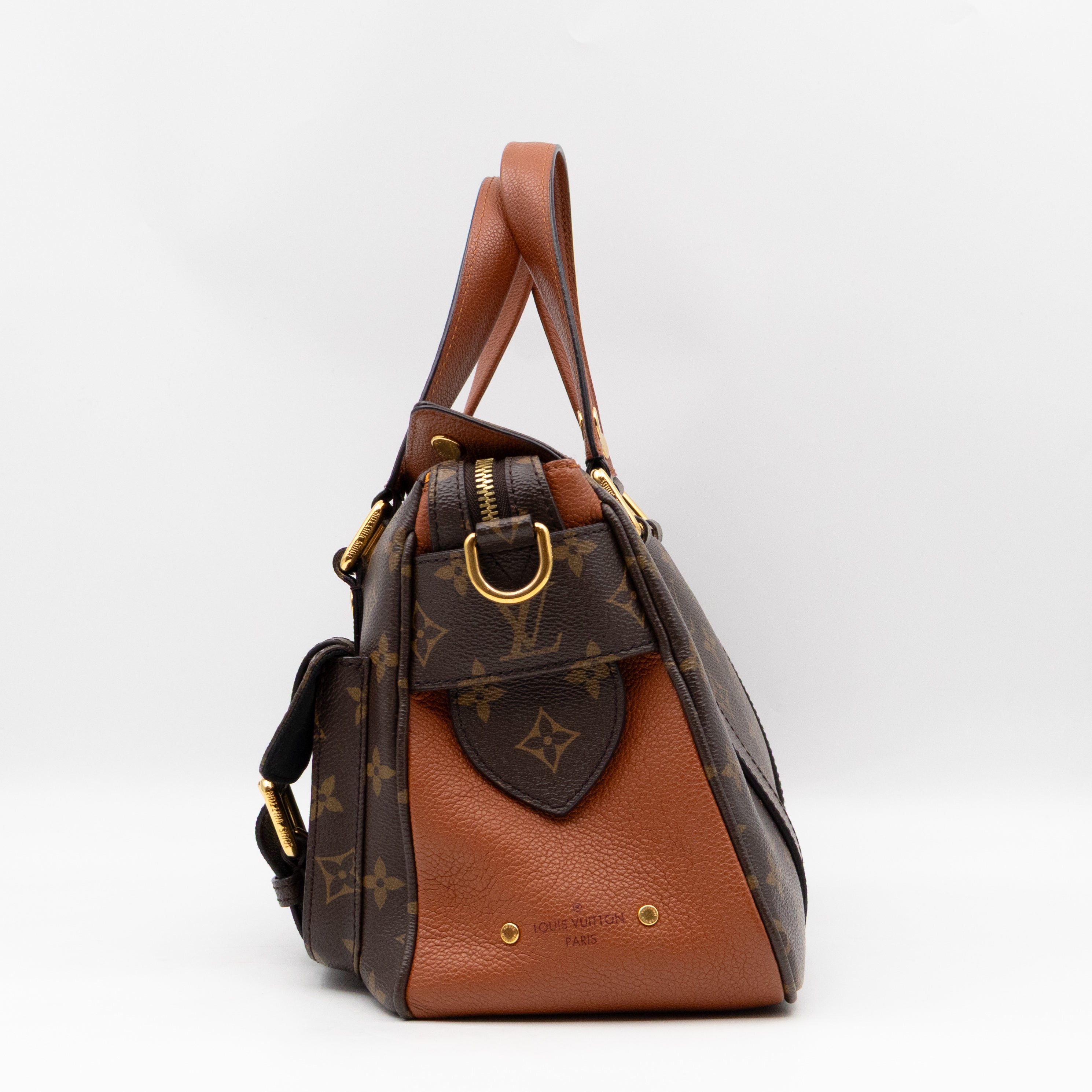 Manhattan NM Monogram Caramel