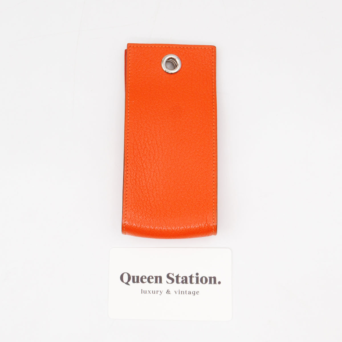 Planet Phone Case Orange Leather