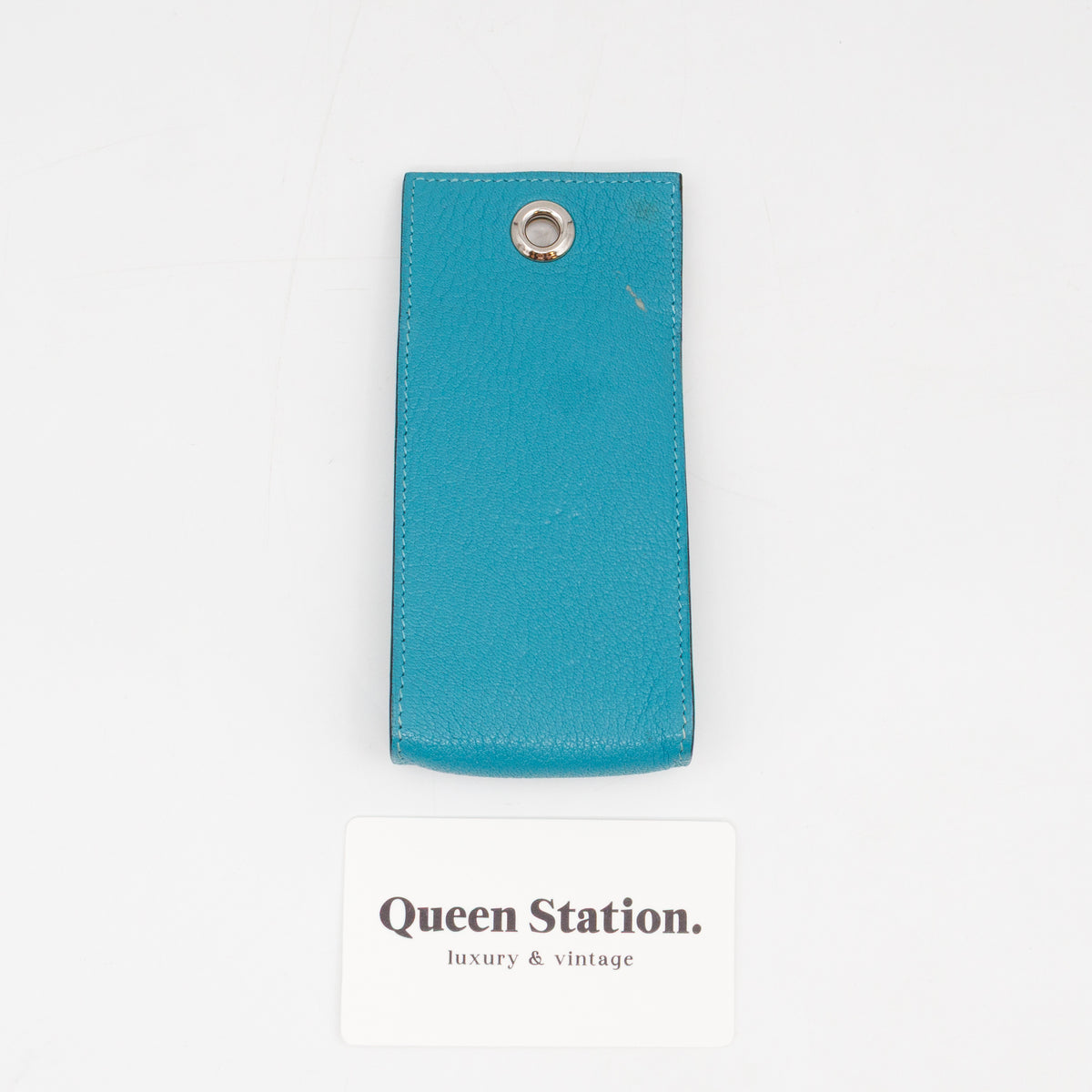 Planet Phone Case Blue Leather