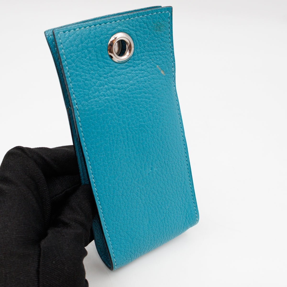 Planet Phone Case Blue Leather