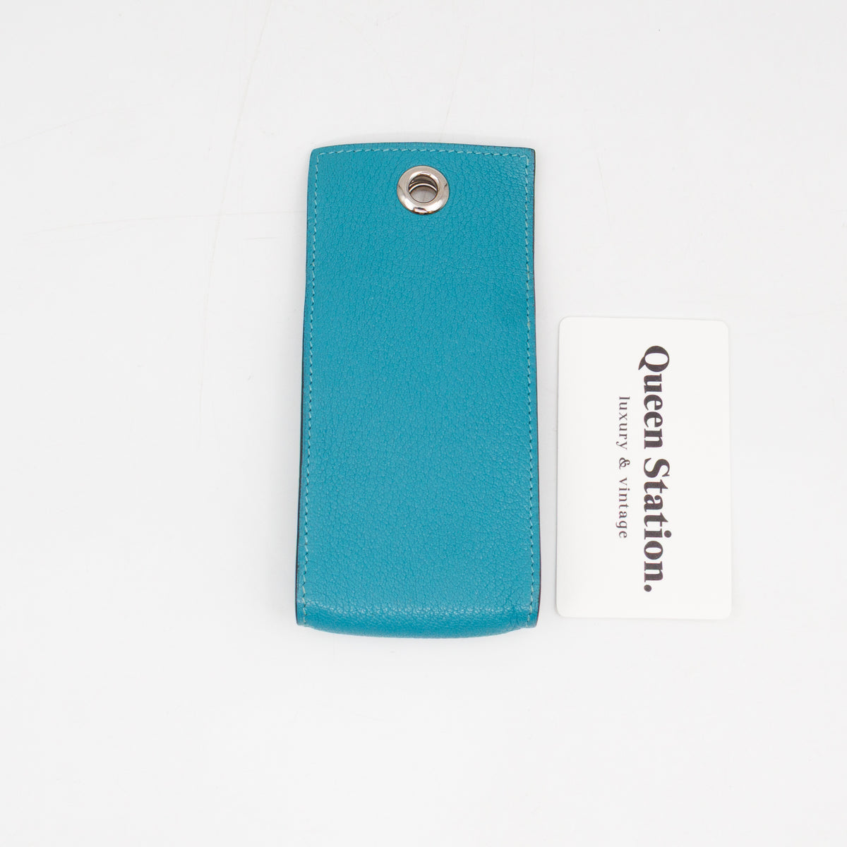Planet Phone Case Blue Leather