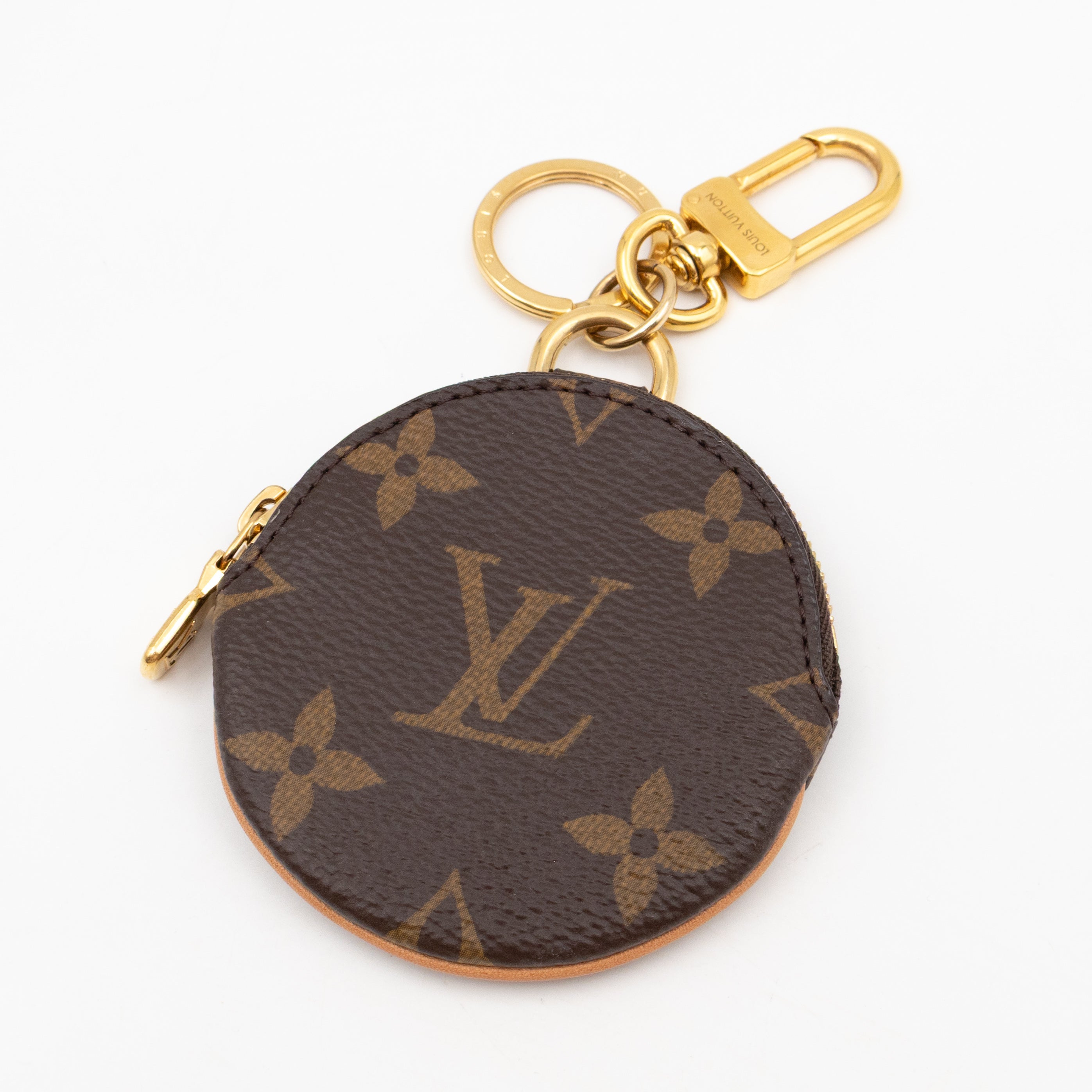 Lanyard Khaki With Coin Purse Monogram